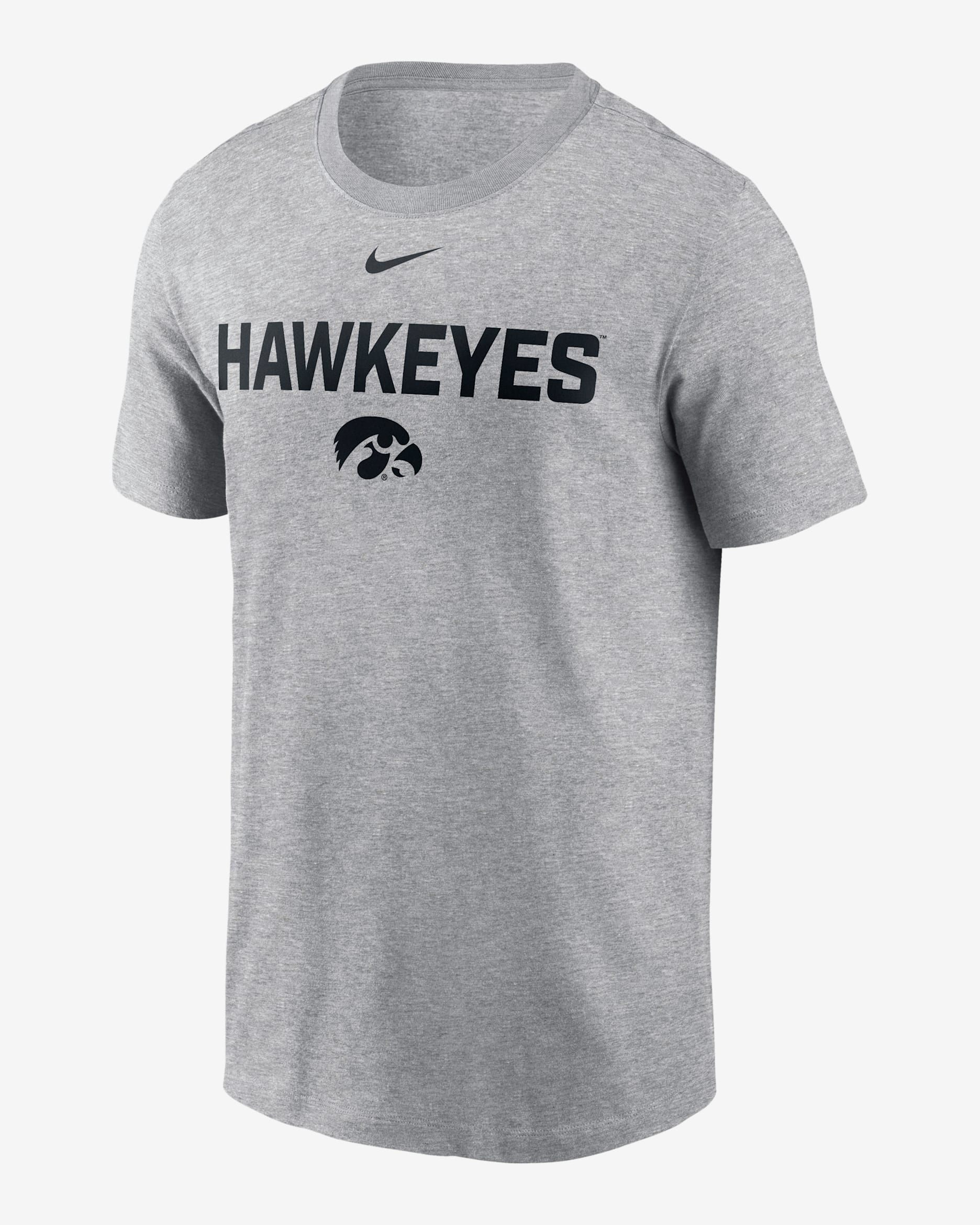 Iowa Campus 2-Hit Men's Nike College T-Shirt - Grey
