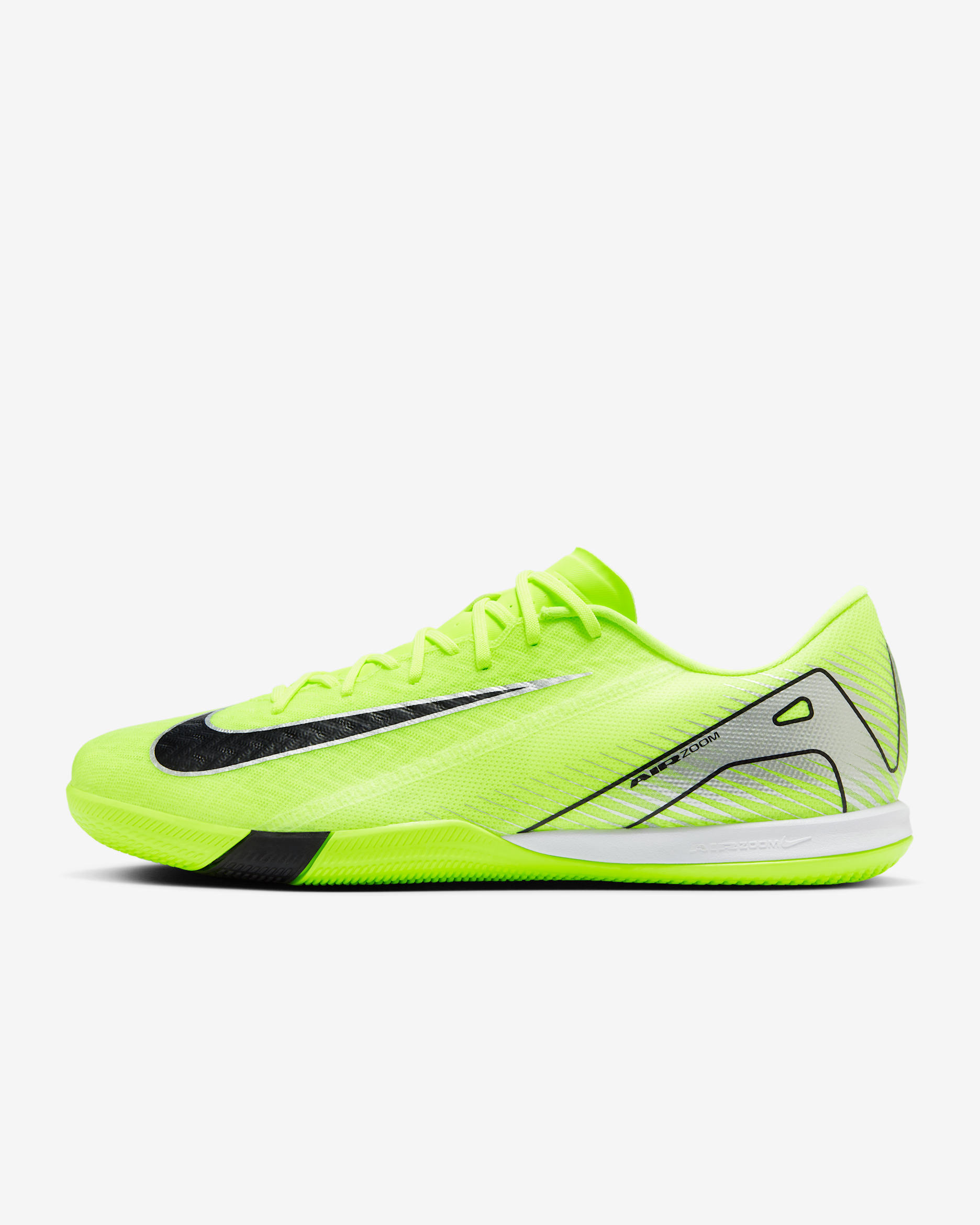 Nike Mercurial Vapor 16 Academy Indoor Court Low-Top Football Shoes - Volt/Black