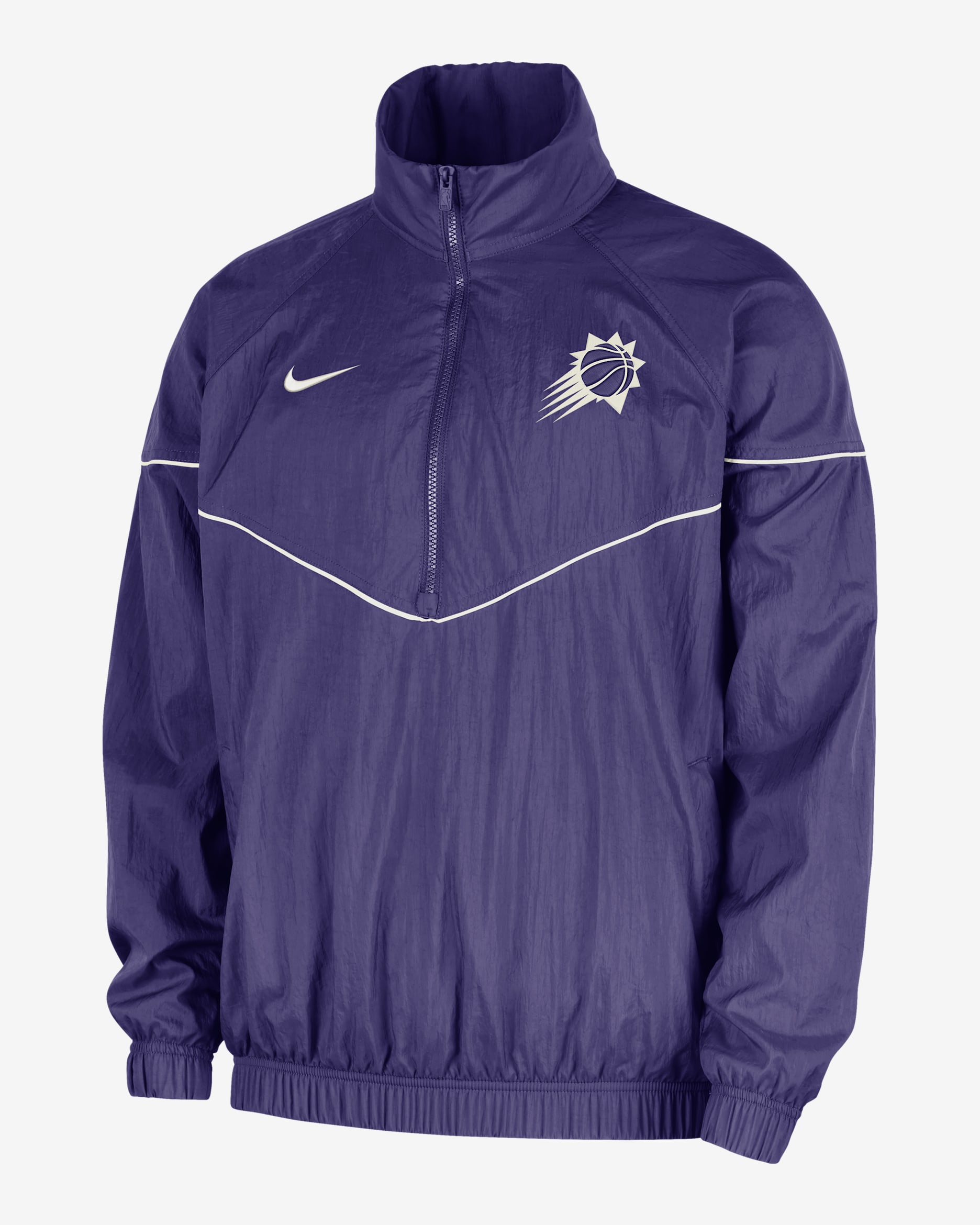Phoenix Suns Courtside Windrunner Men's Nike NBA Anorak Jacket - New Orchid/Sail