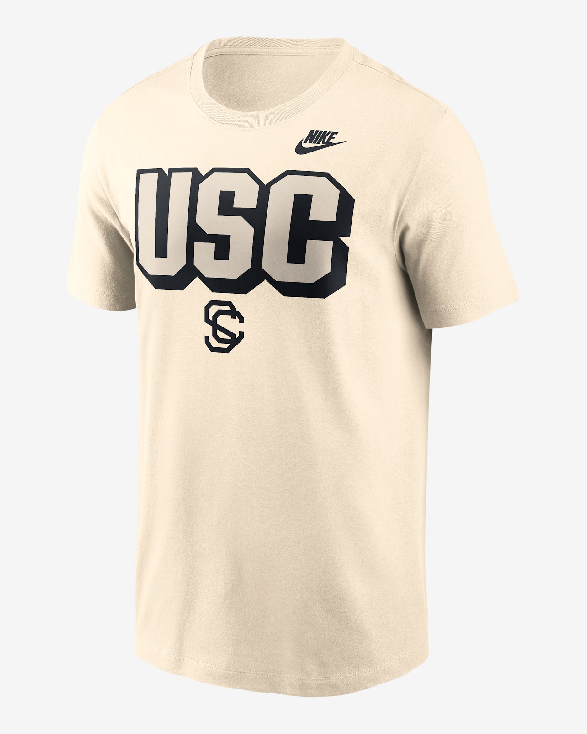 USC Team Bold Men's Nike College T-Shirt - Natural