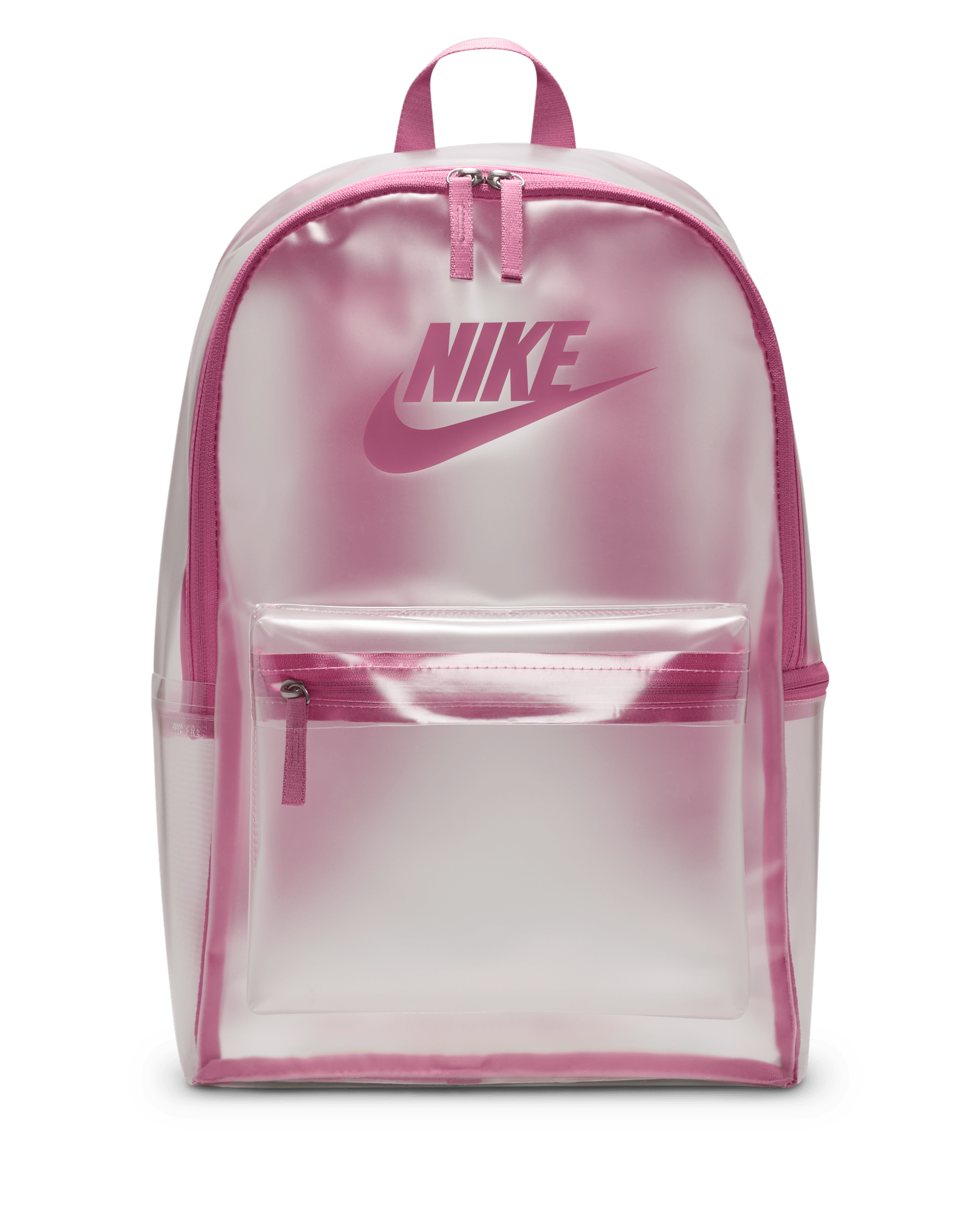 Mochila Nike Heritage Crystal (25 L) - Transparente/Flamenco mágico/Flamenco mágico