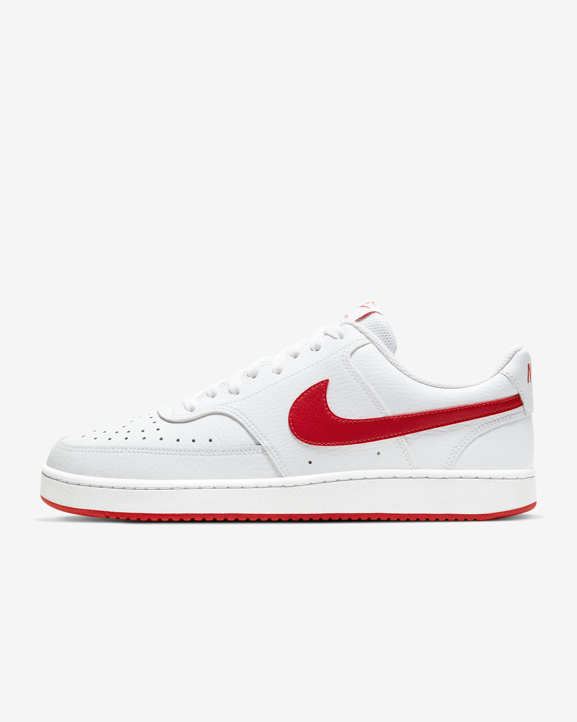 Nike Court Vision Low Shoes - White/University Red