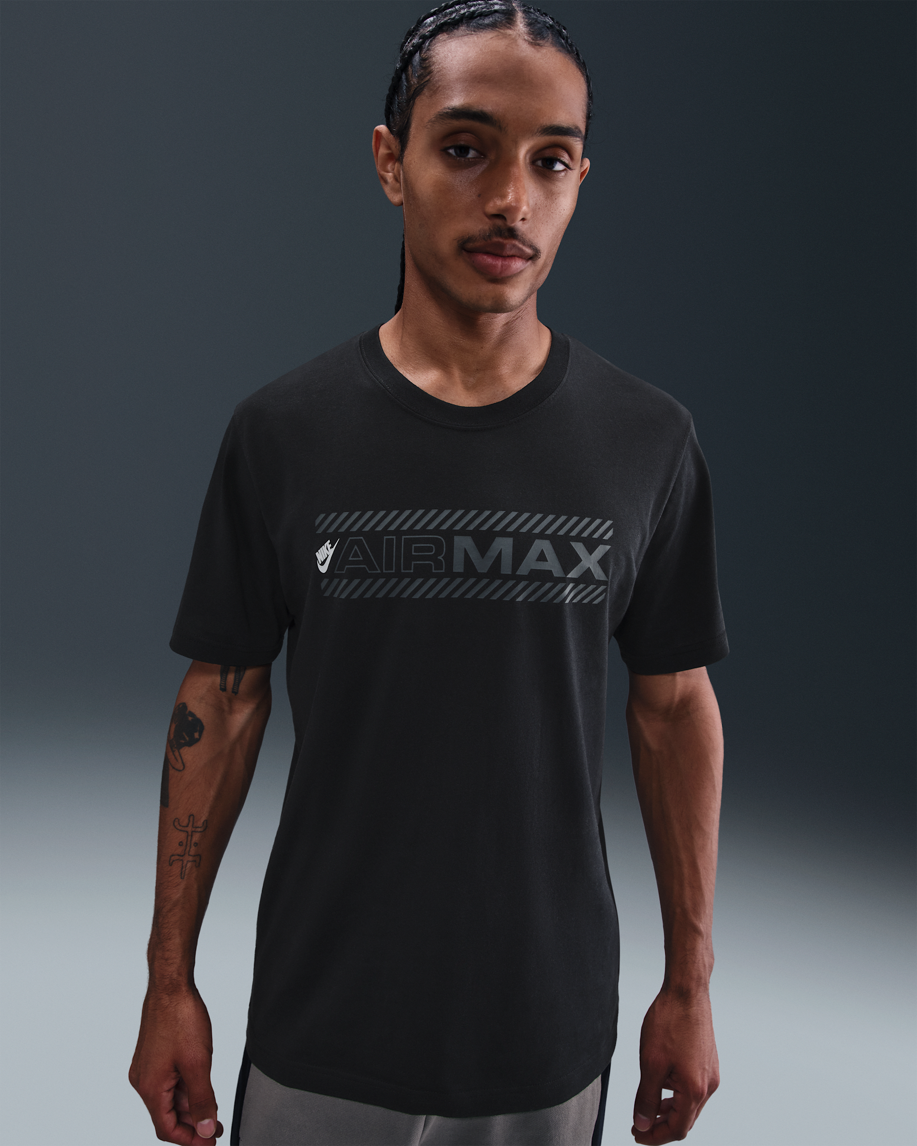 T-shirt męski Nike Air Max - Czerń