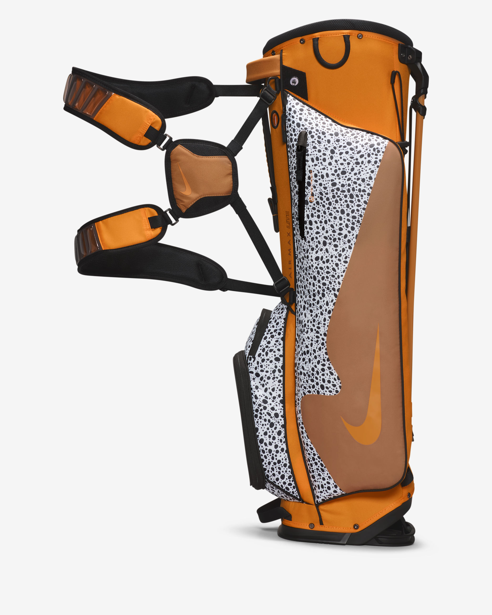 Nike Air Max Lite Golf Bag - Kumquat/Flax/Kumquat