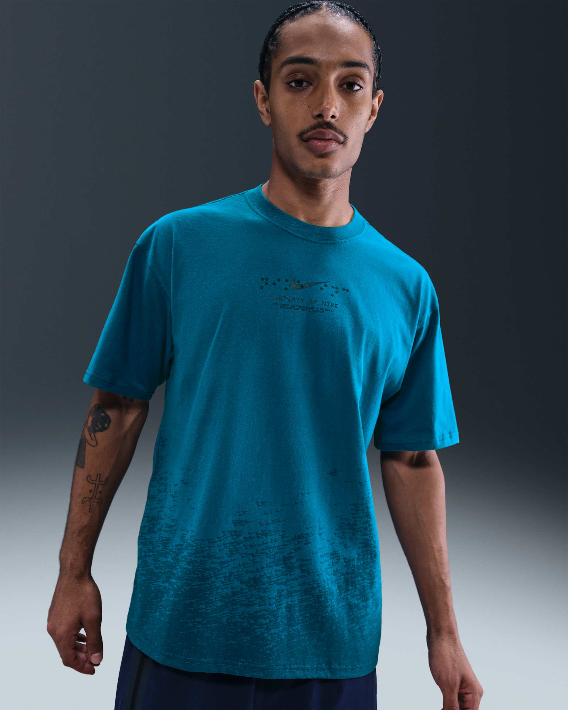 Playera Max90 para hombre Nike Sportswear - Verde abismo/Azul marino medianoche
