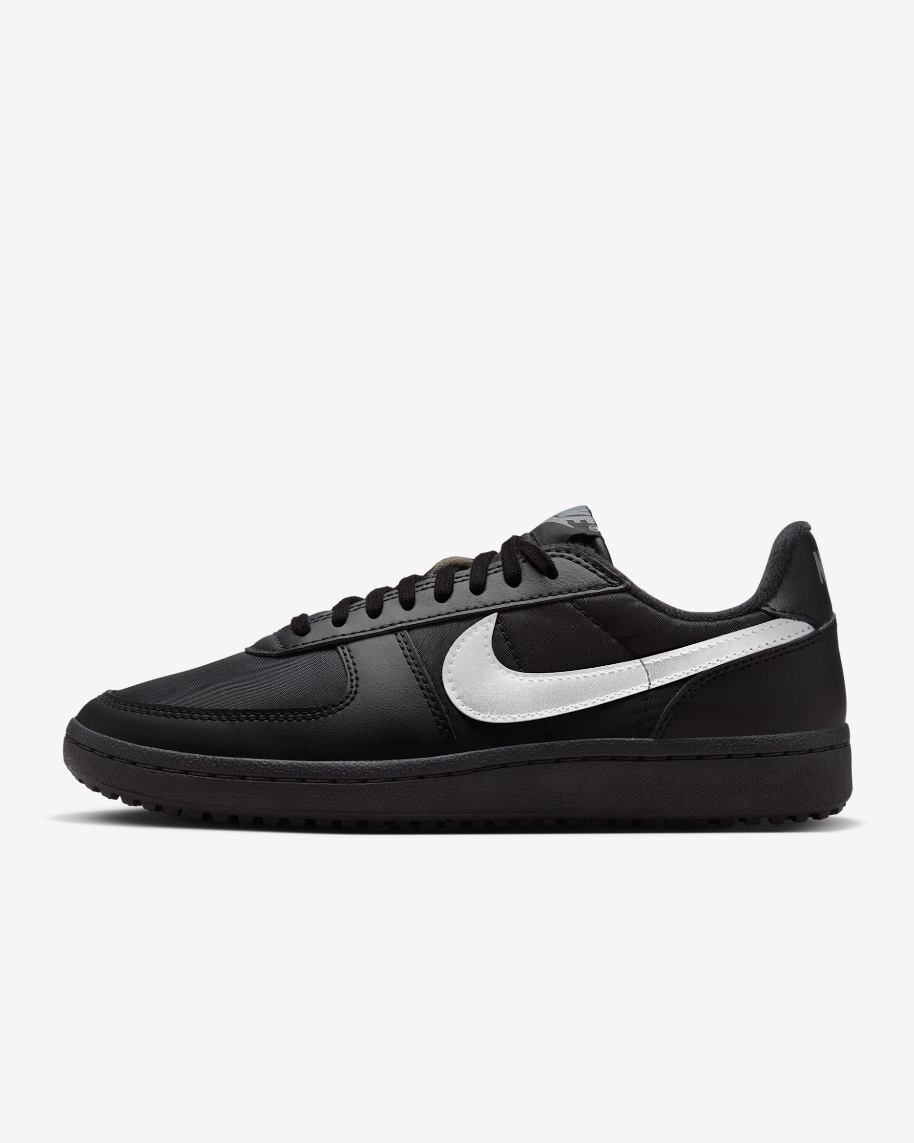 Nike Field General Schuh (Damen) - Schwarz/Schwarz/Metallic Silver