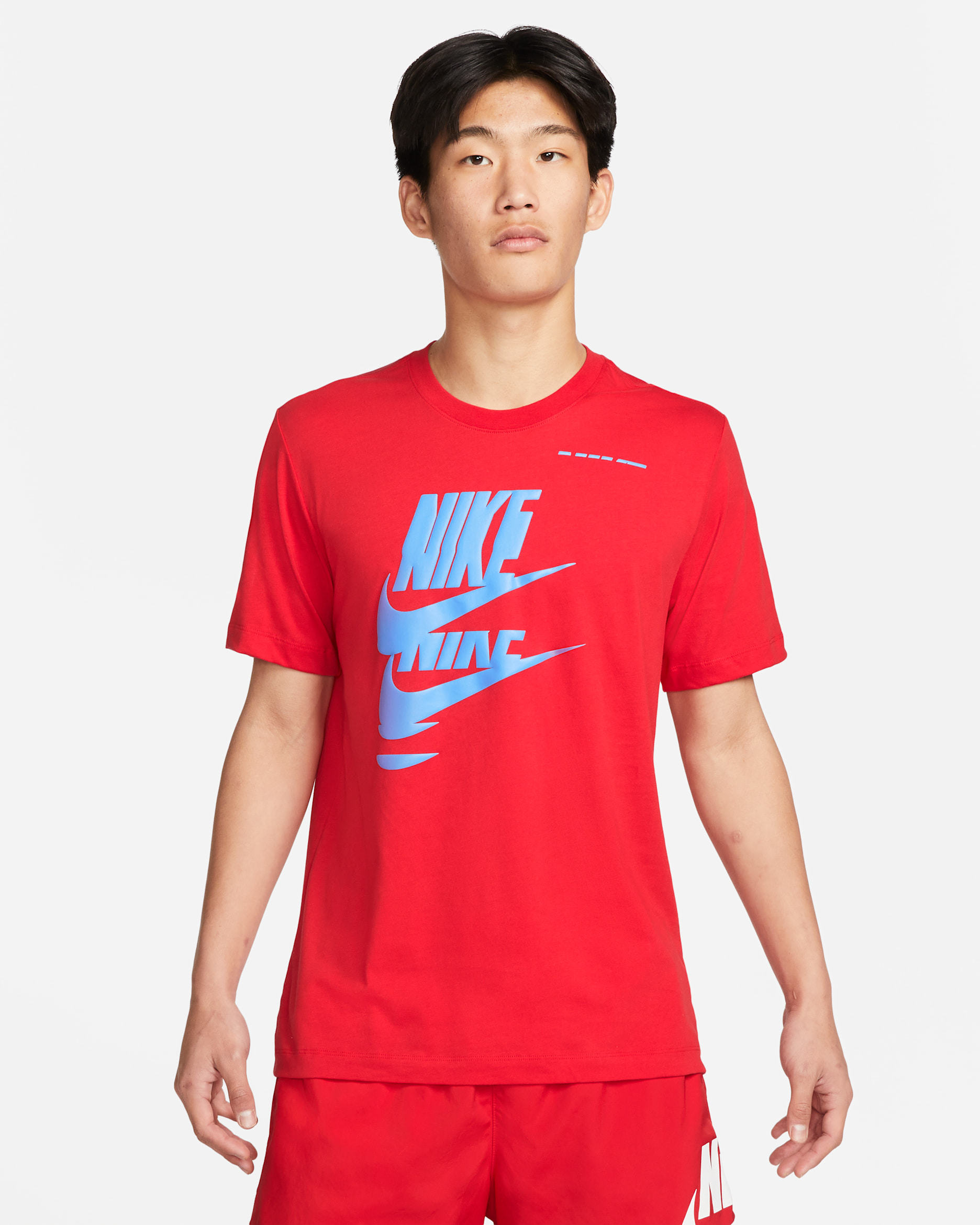 Nike Sportswear Sport Essentials+ Men's T-Shirt - University Red/University Blue