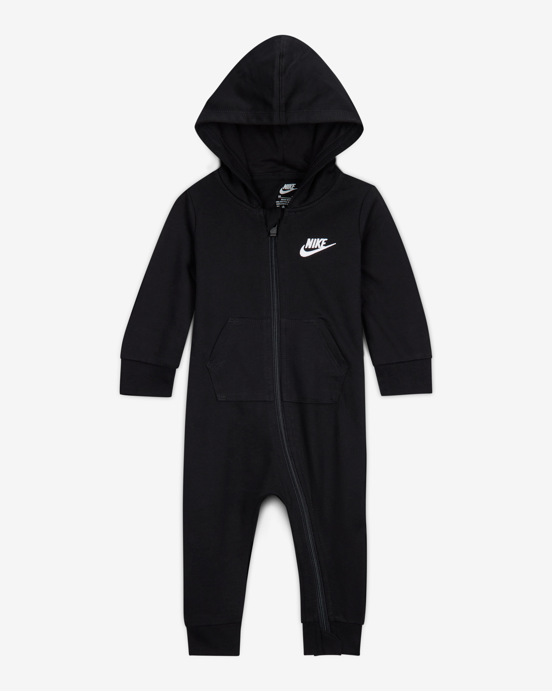 Combinaison Futura en tissu en molleton Nike pour bébé (0 - 9 mois) - Noir