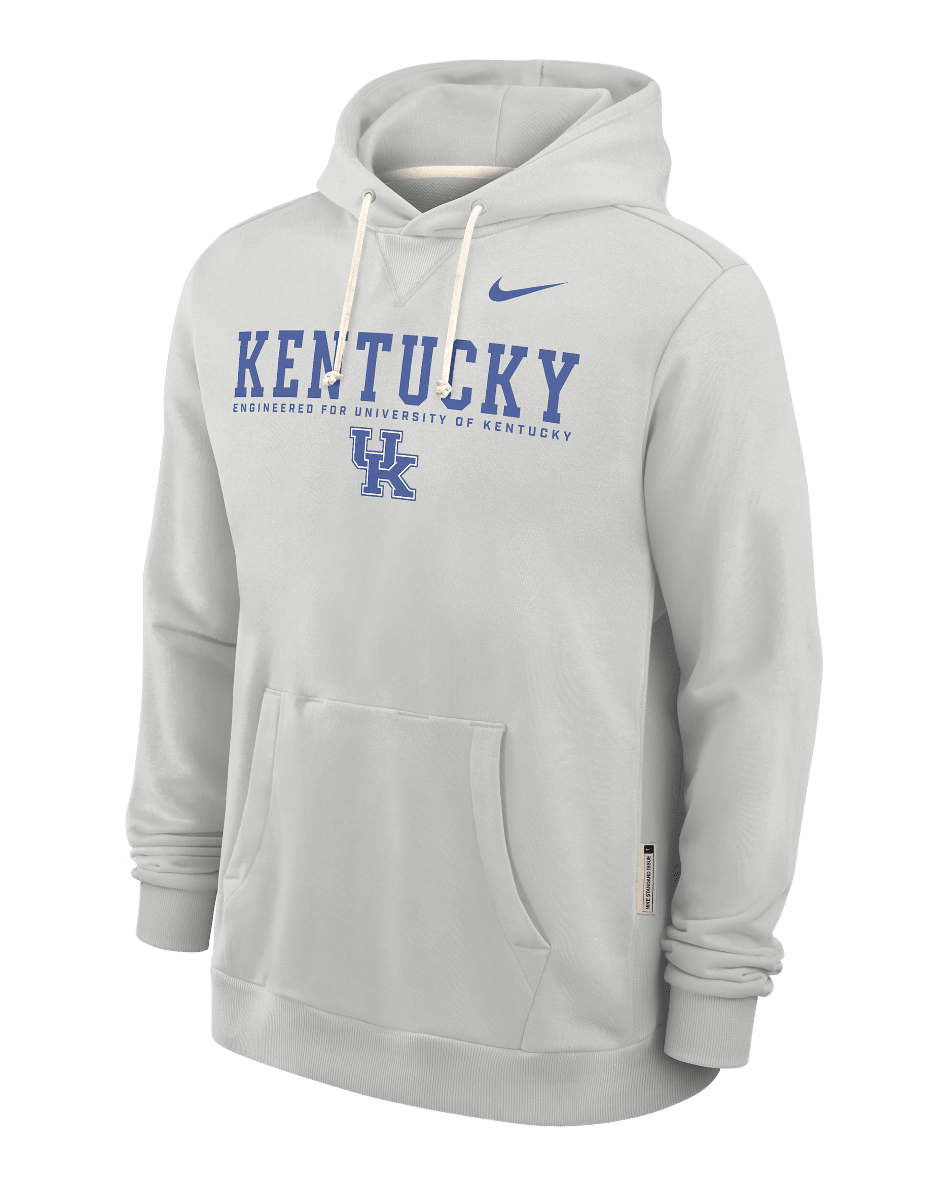 Kentucky Sideline Men's Nike Dri-FIT College Pullover Hoodie - Grey