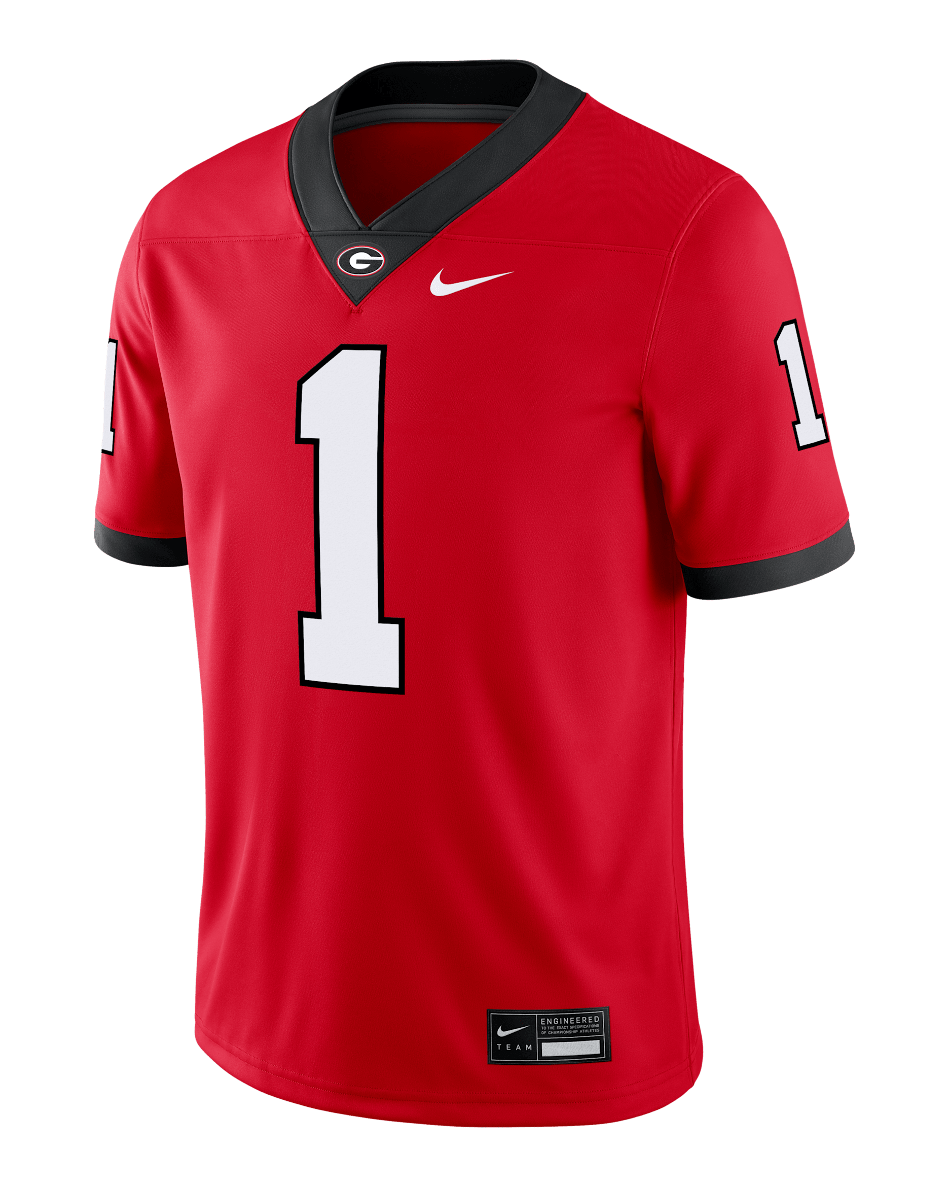 Georgia Bulldogs Men's Nike Dri-FIT College Game Jersey - University Red