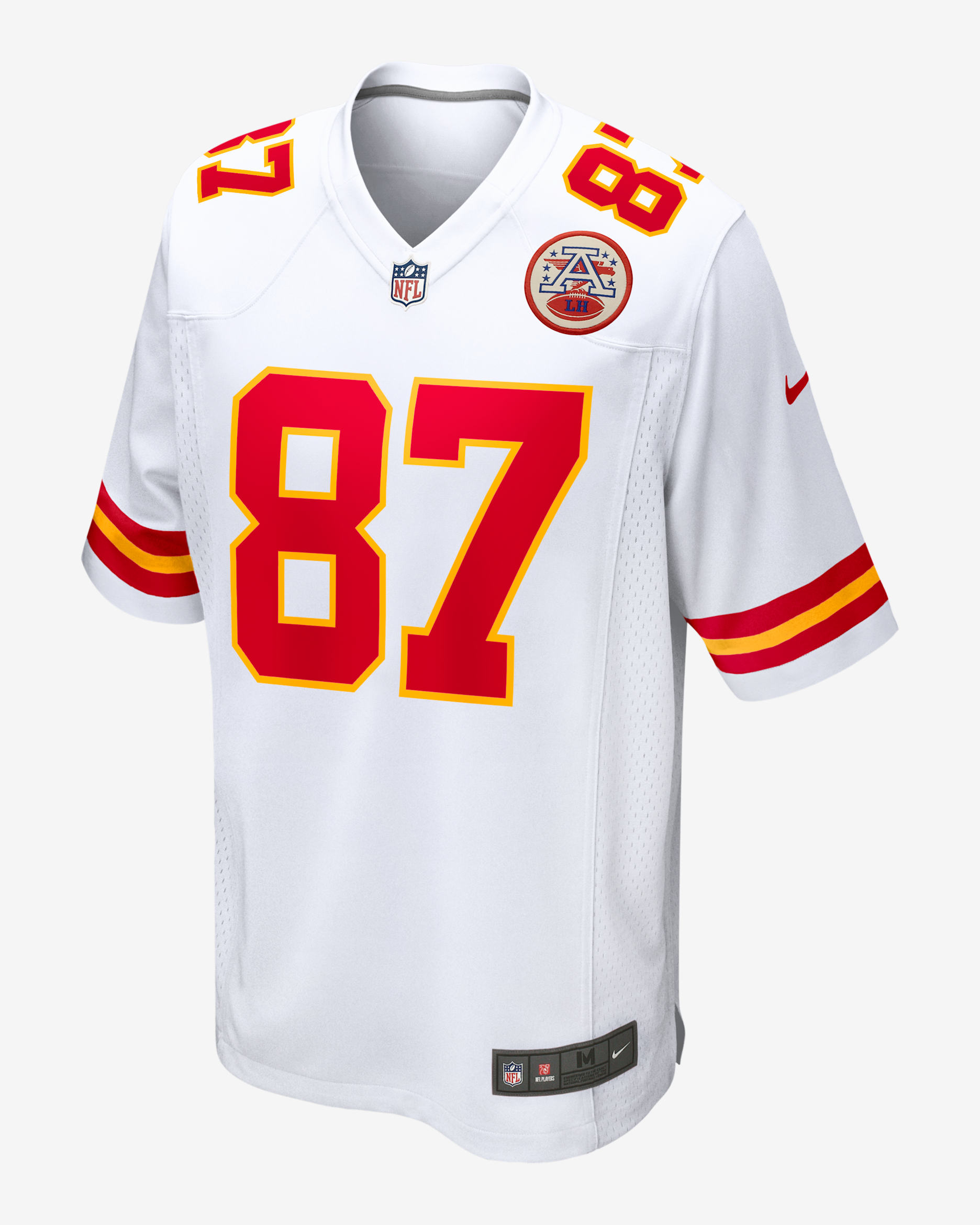 Jersey de juego Nike para hombre Travis Kelce Kansas City Chiefs - Blanco