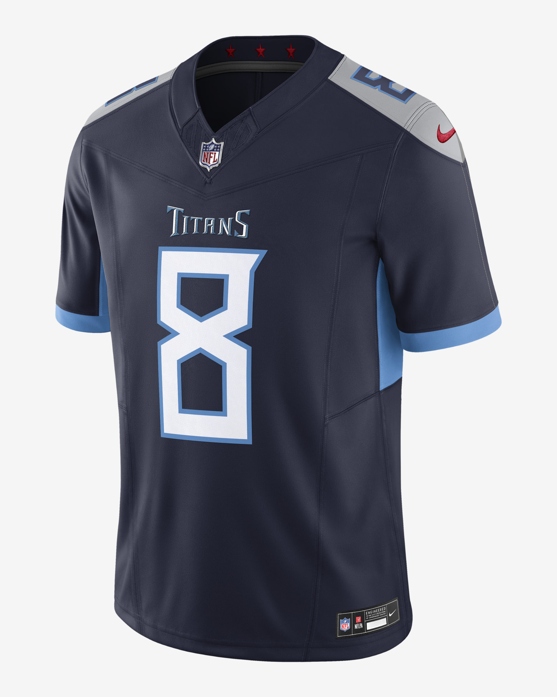 Will Levis Tennessee Titans Men's Nike Dri-FIT NFL Limited Jersey - Navy