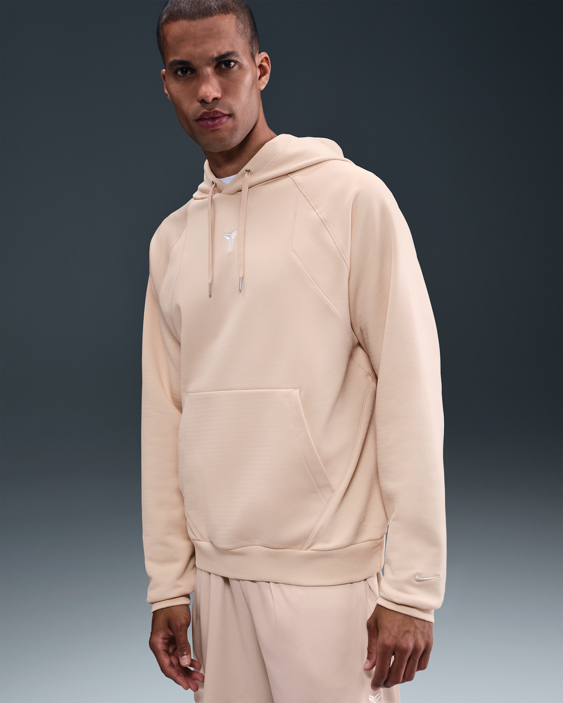 Sweat à capuche Therma-FIT Kobe - Sanddrift/Sanddrift/Blanc