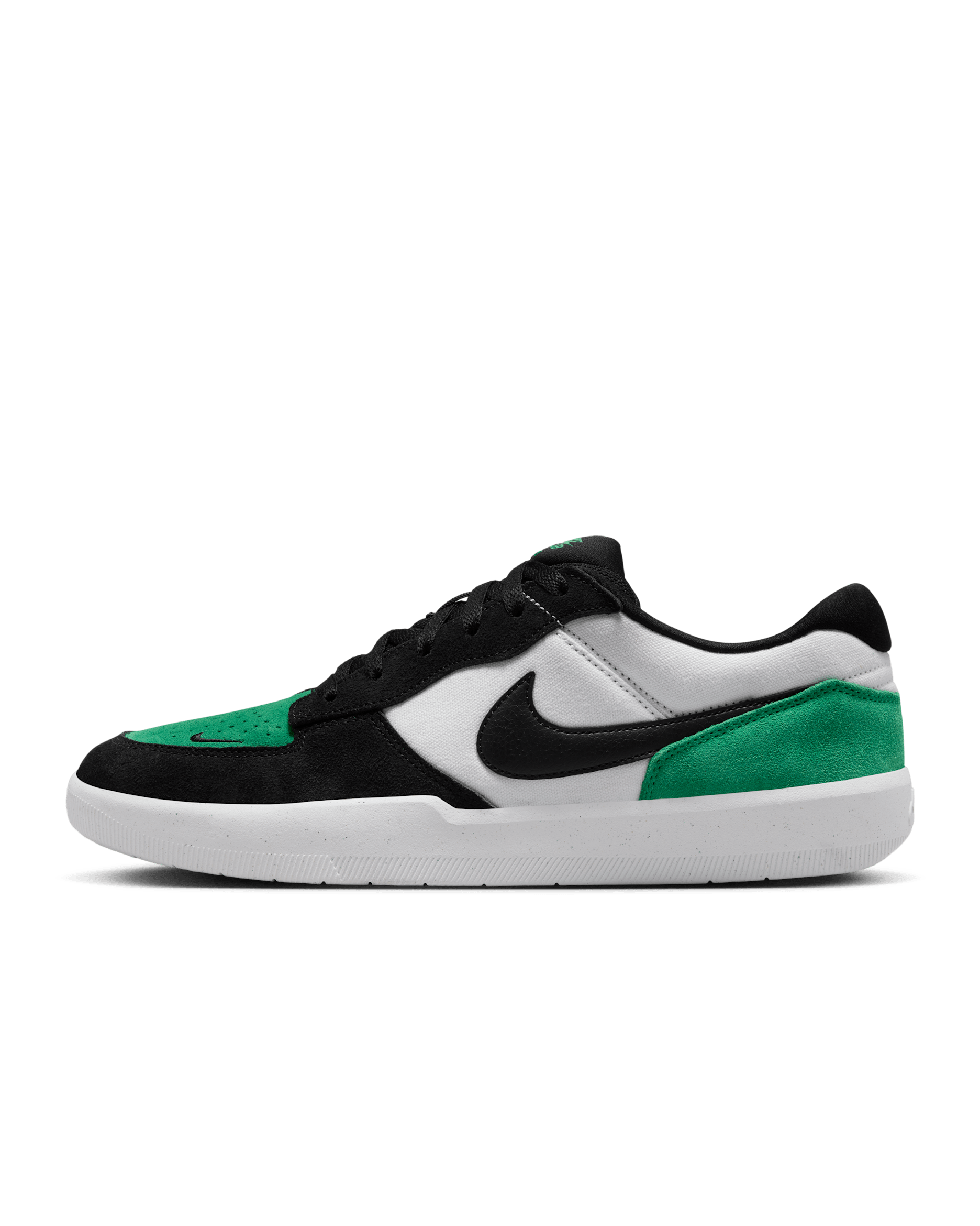Nike SB Force 58 Skate Shoes - White/Stadium Green/White/Black