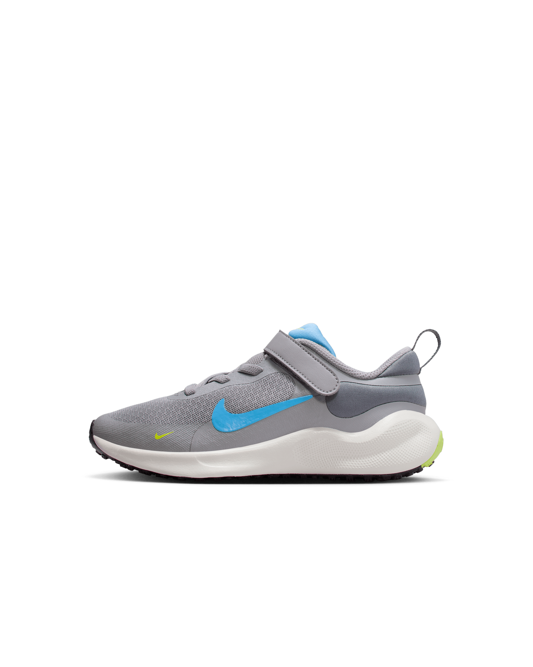 Nike Revolution 7 Little Kids' Shoes - Cement Grey/Light Carbon/Volt/University Blue