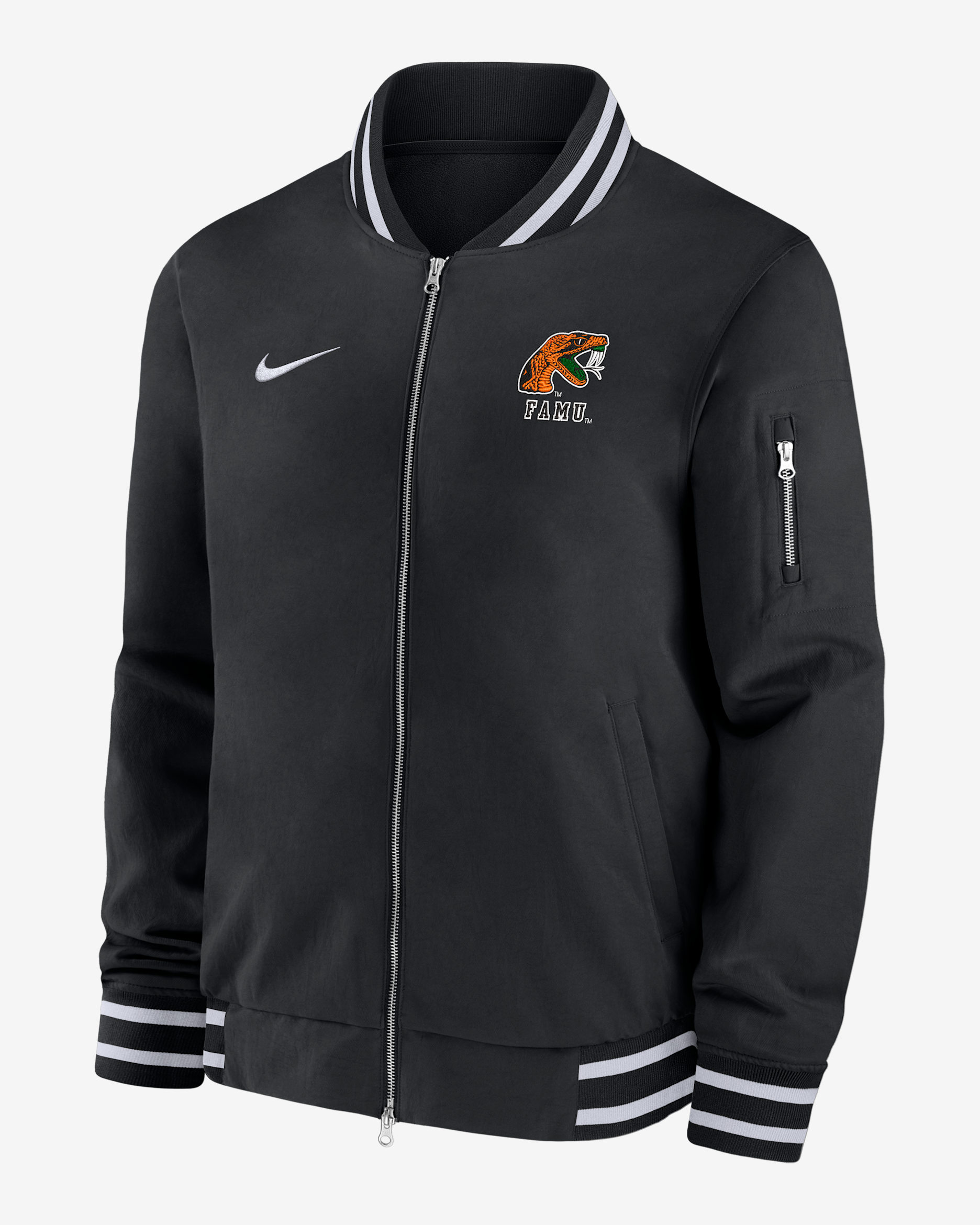 FAMU Men's Nike College Bomber Jacket - Black
