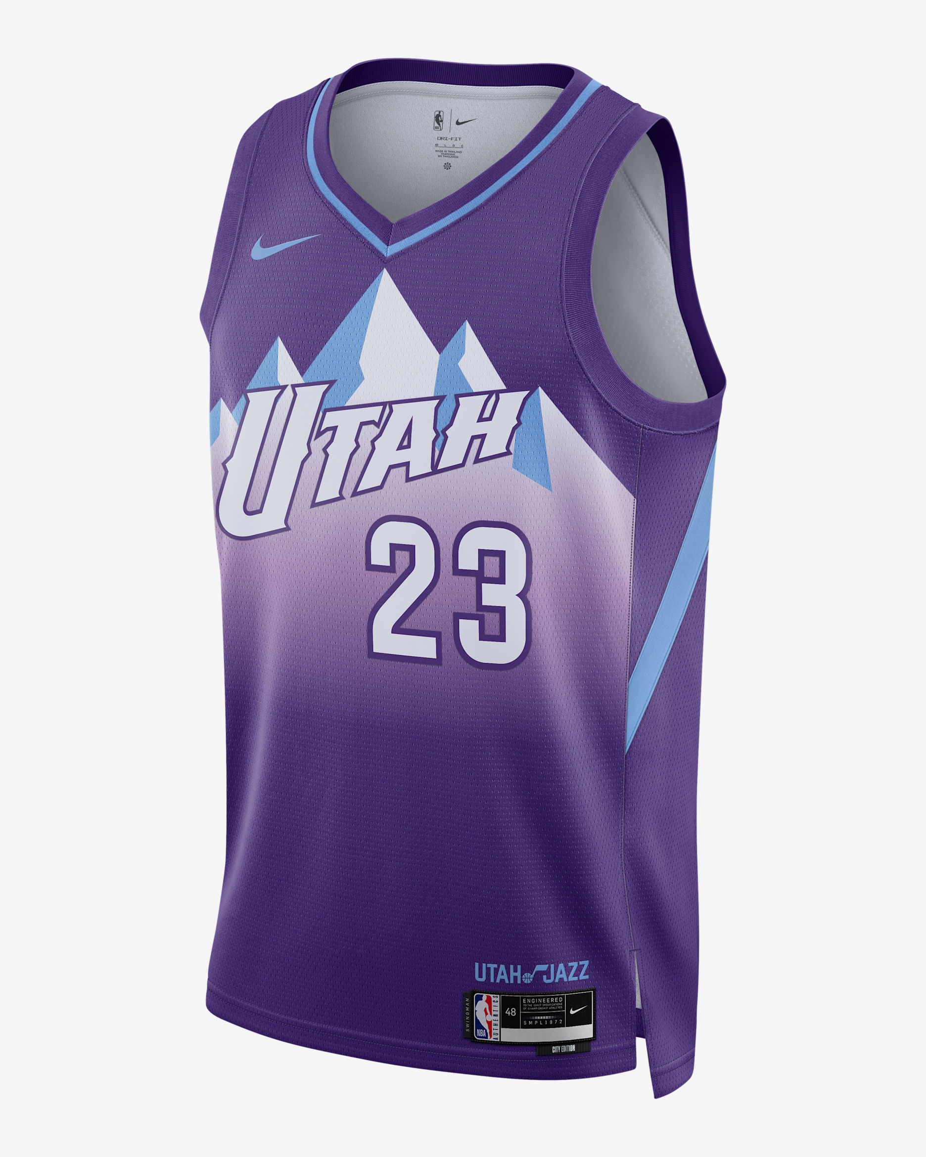 Lauri Markkanen Utah Jazz 2024/25 City Edition Men's Nike Dri-FIT NBA Swingman Jersey - Field Purple
