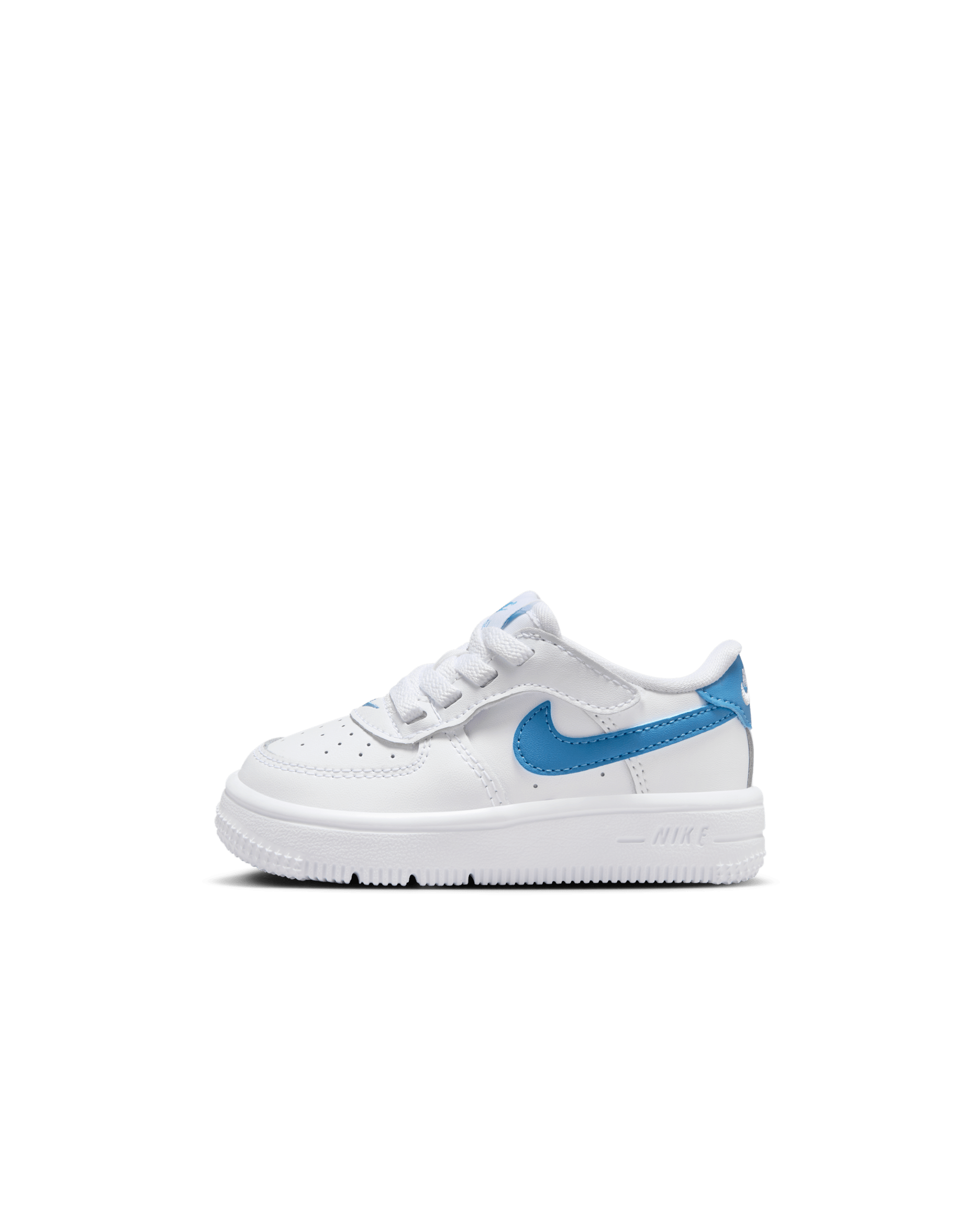Nike Force 1 Low EasyOn Baby/Toddler Shoes - White/Blue Beyond