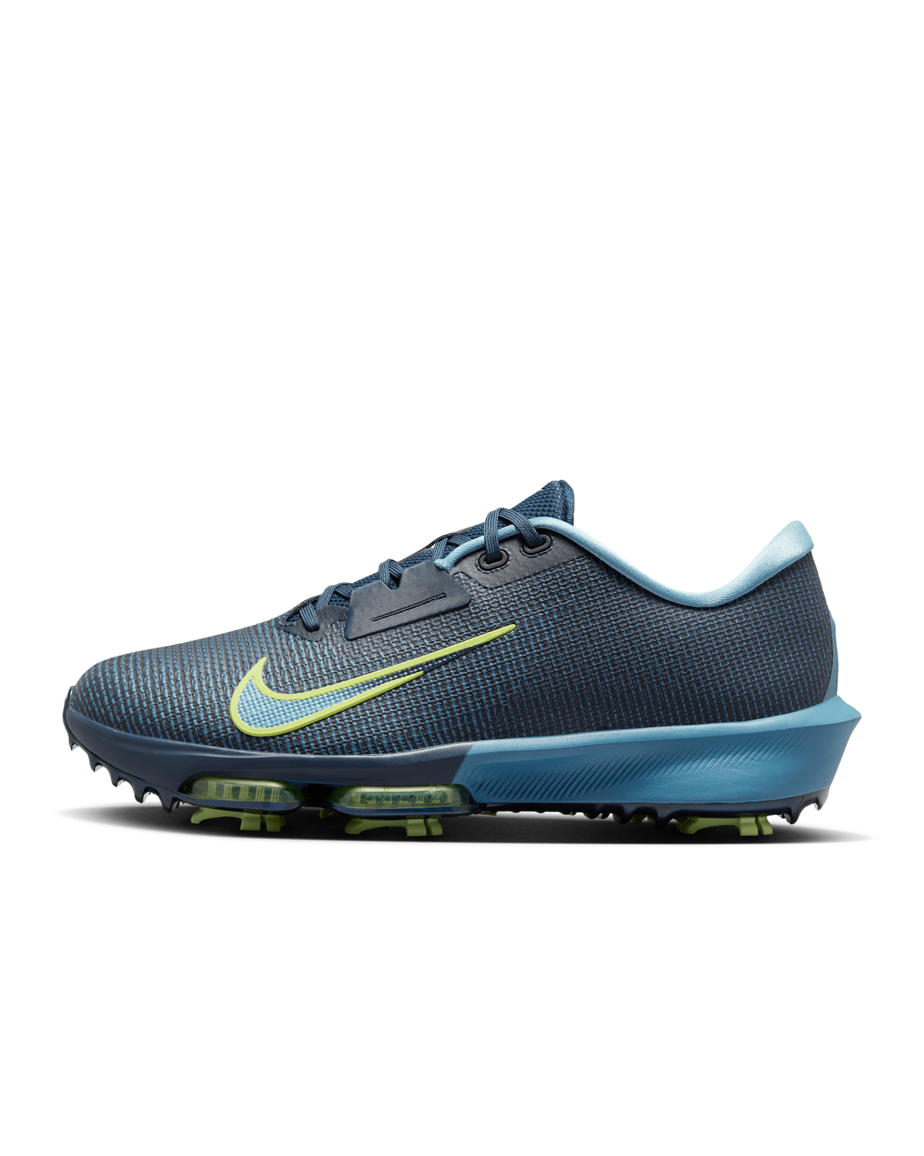 Nike Infinity Tour 2 Golf Shoes - Armory Navy/Smokey Blue/Light Lemon Twist