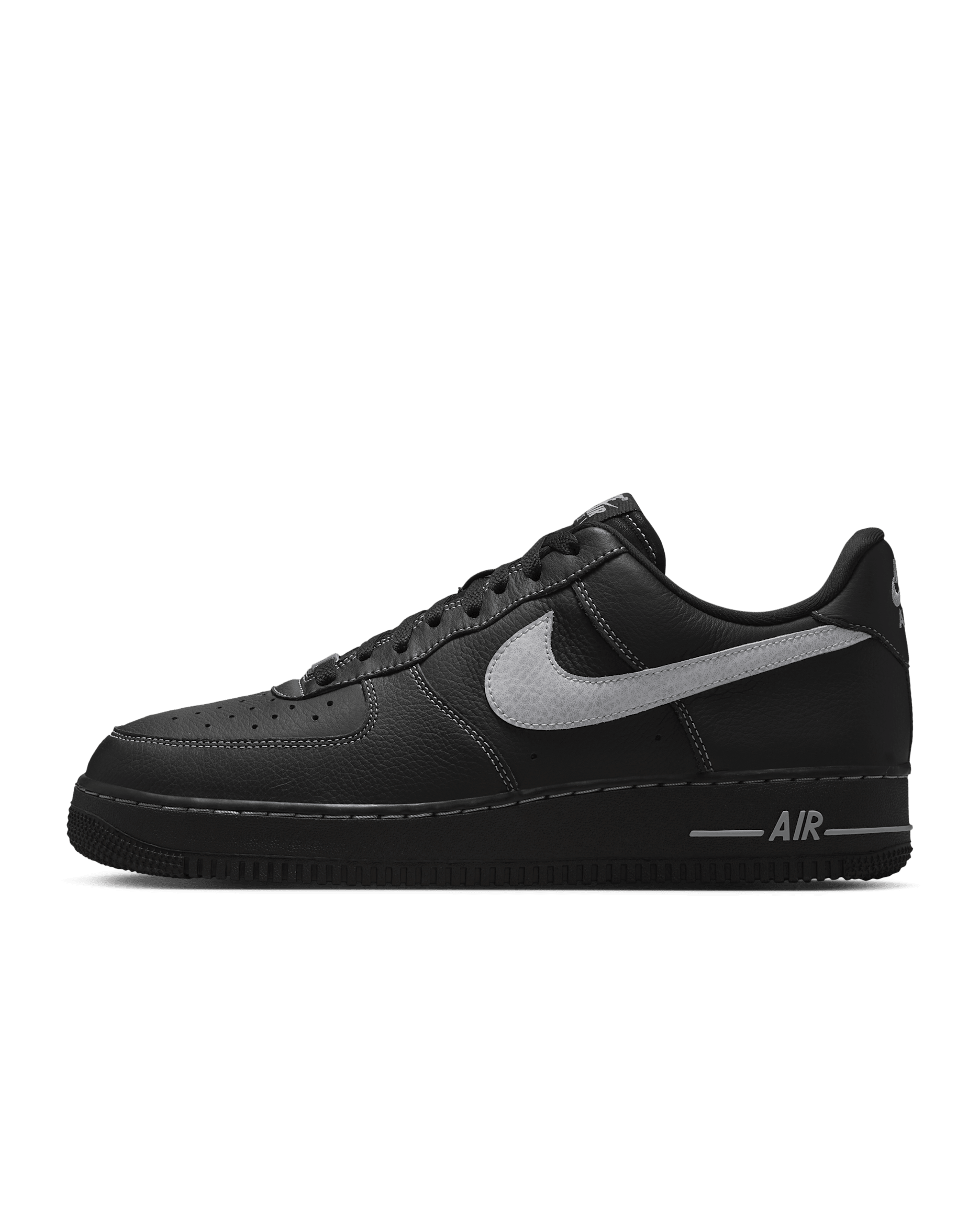 Nike Air Force 1 '07 LV8 Men's Shoes - Black/Black/Black/Wolf Grey