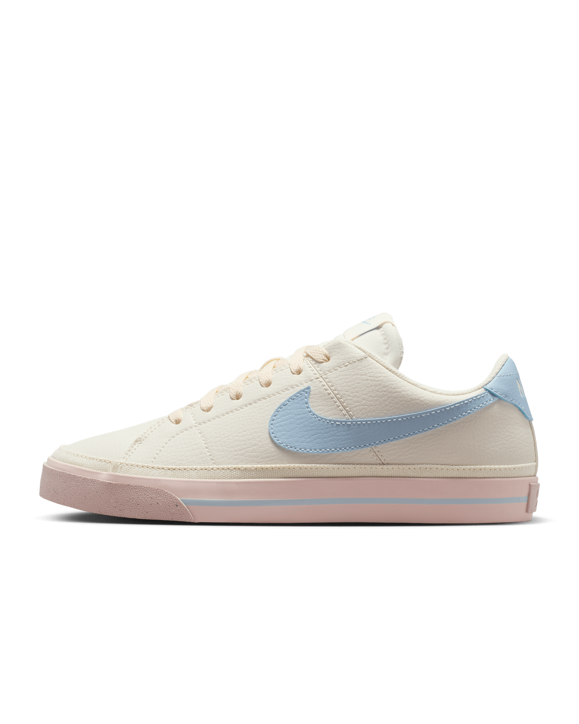 NikeCourt Legacy Next Nature Women's Shoes - Pale Ivory/Silt Red/Light Armoury Blue