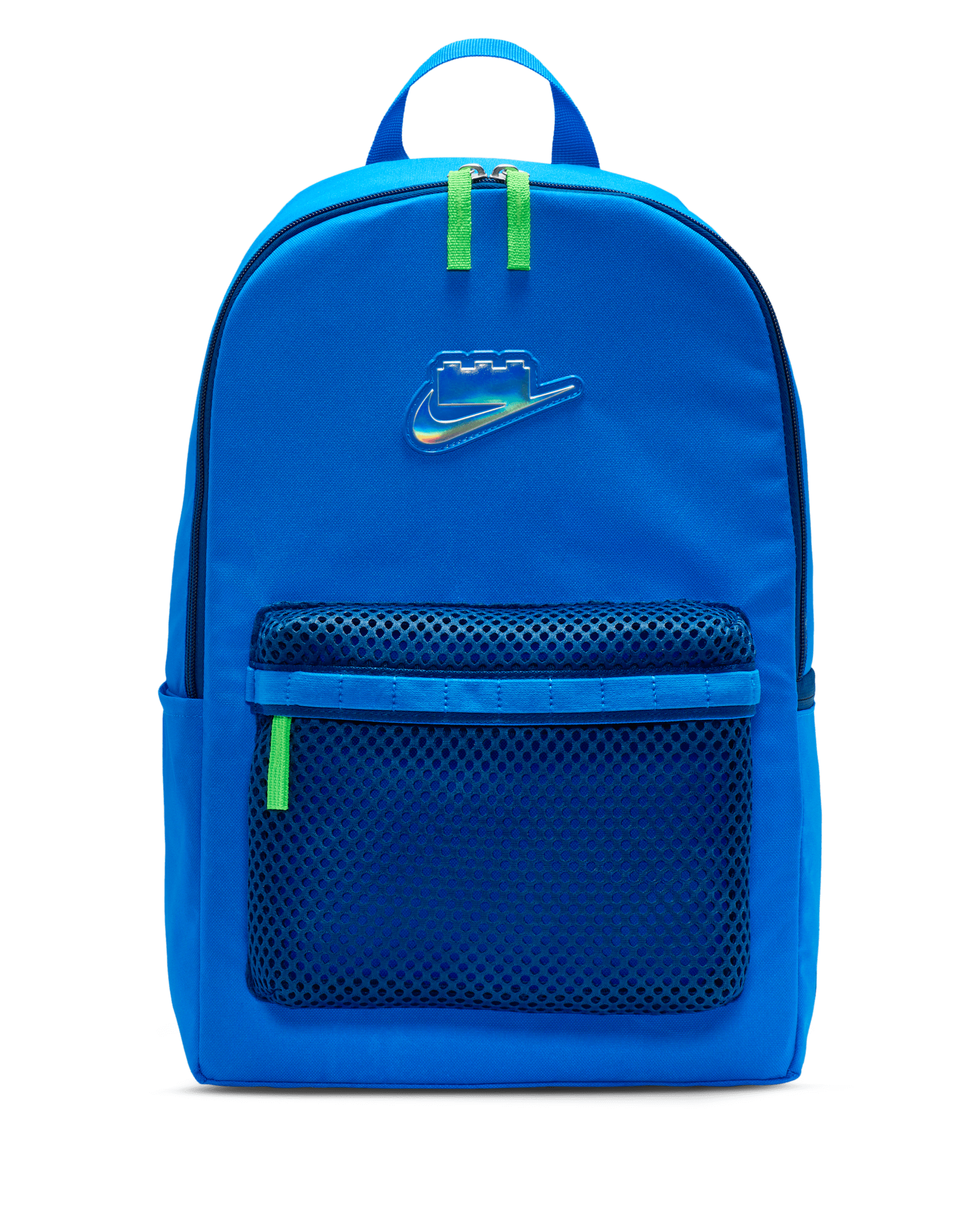 Nike x LEGO® Collection Heritage rugzak (25 liter) - Cobalt Blaze/Brave Blue/Metallic Silver