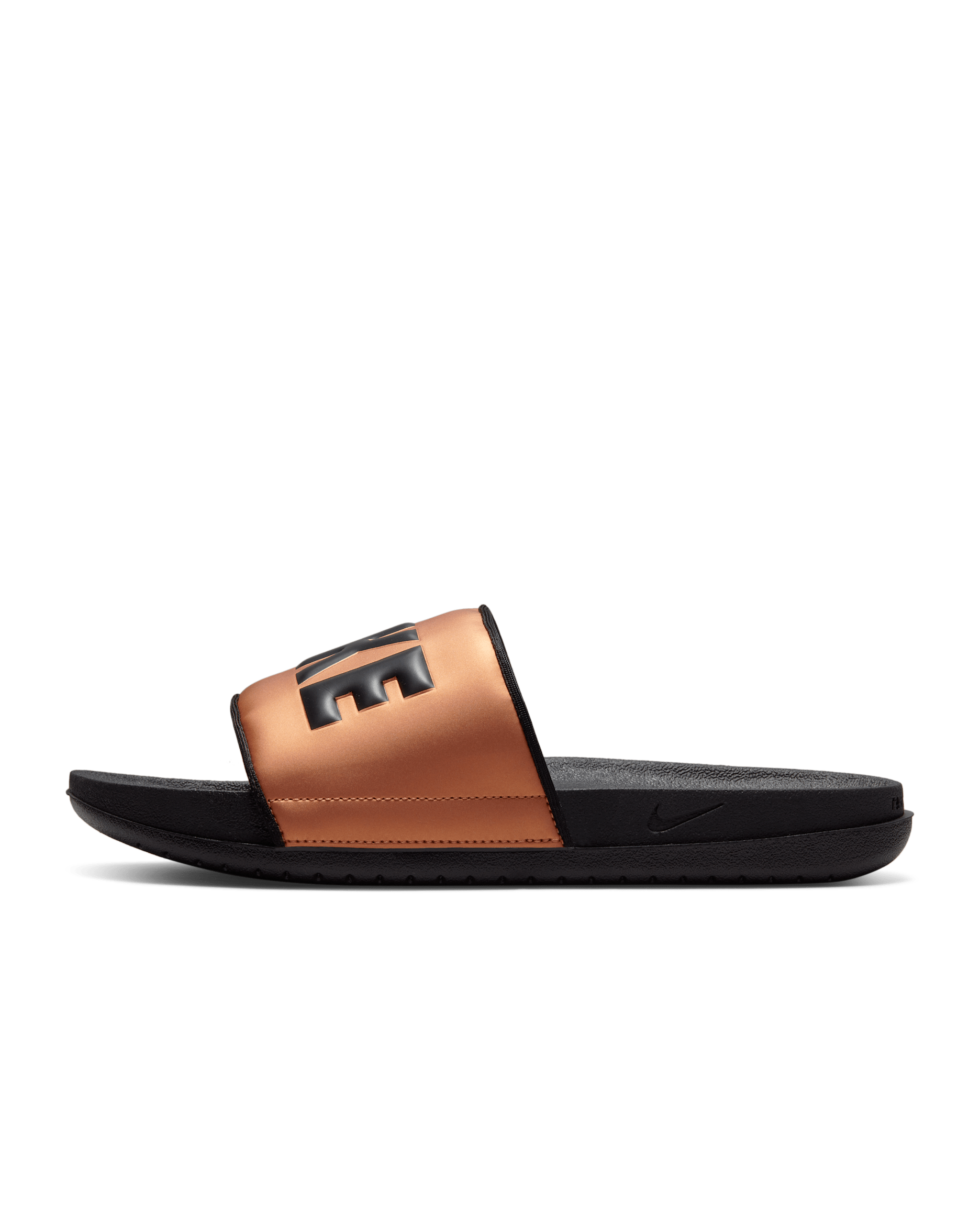 Claquette Nike Offcourt pour Femme - Metallic Copper/Noir/Noir