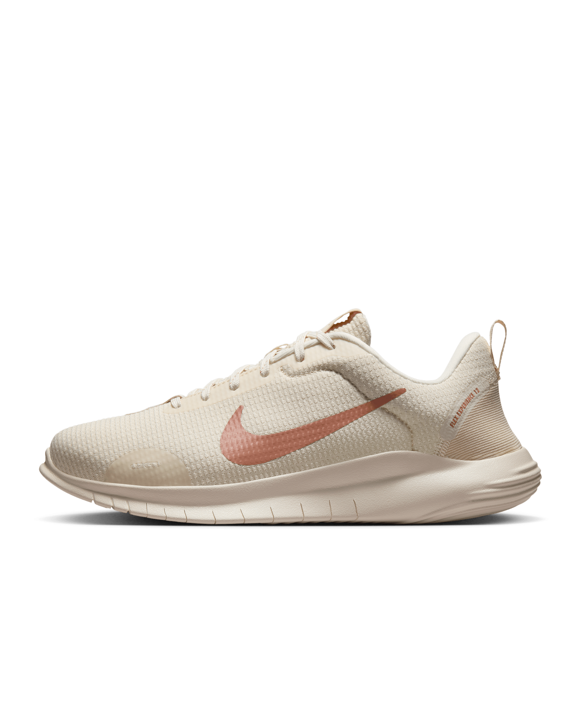 Nike Flex Experience Run 12 Women's Road Running Shoes (Extra Wide) - Soft Pearl/Pearl White/Rose Gold