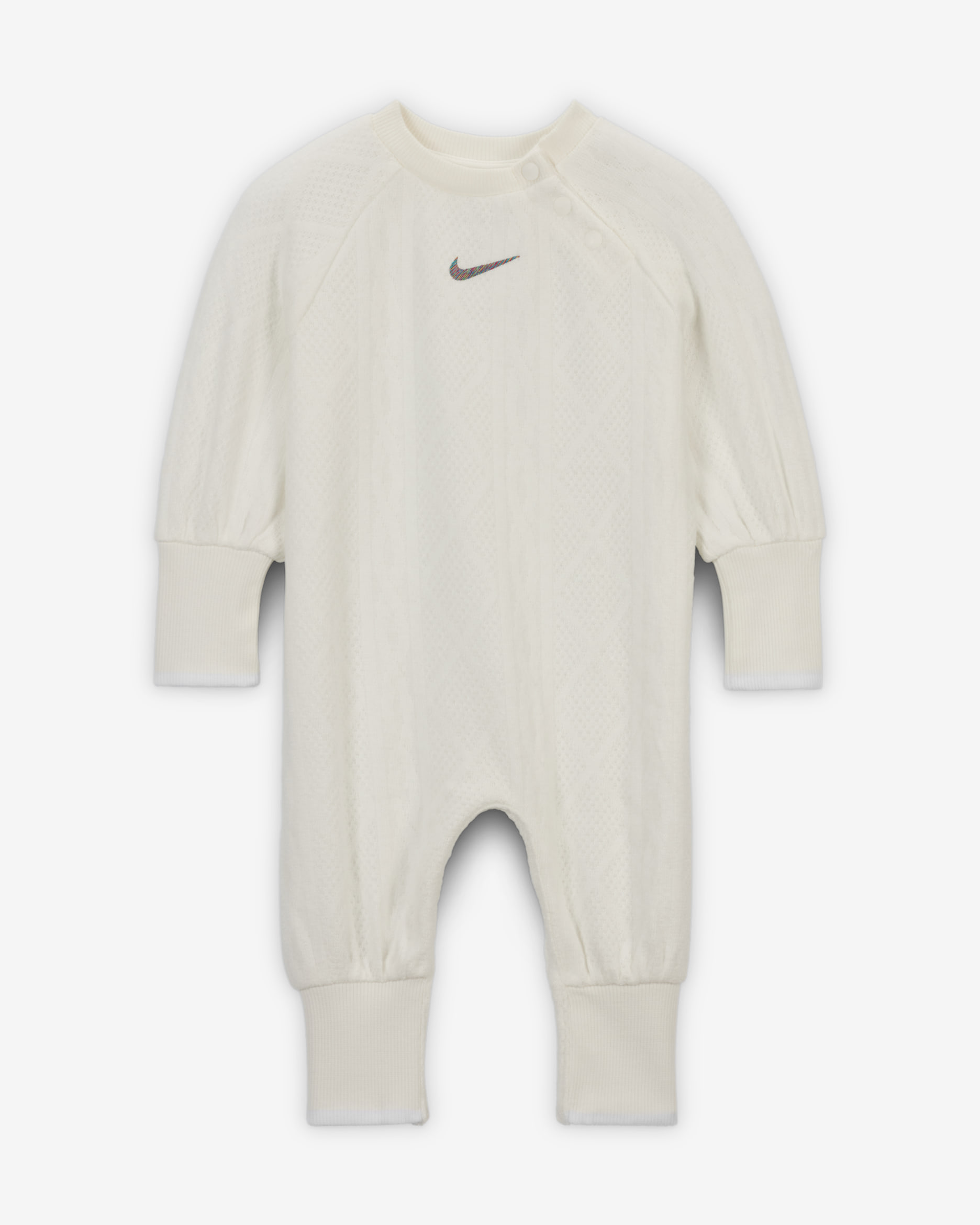 Nike ReadySet Baby (0-9M) Cable Knit Coverall - Sail