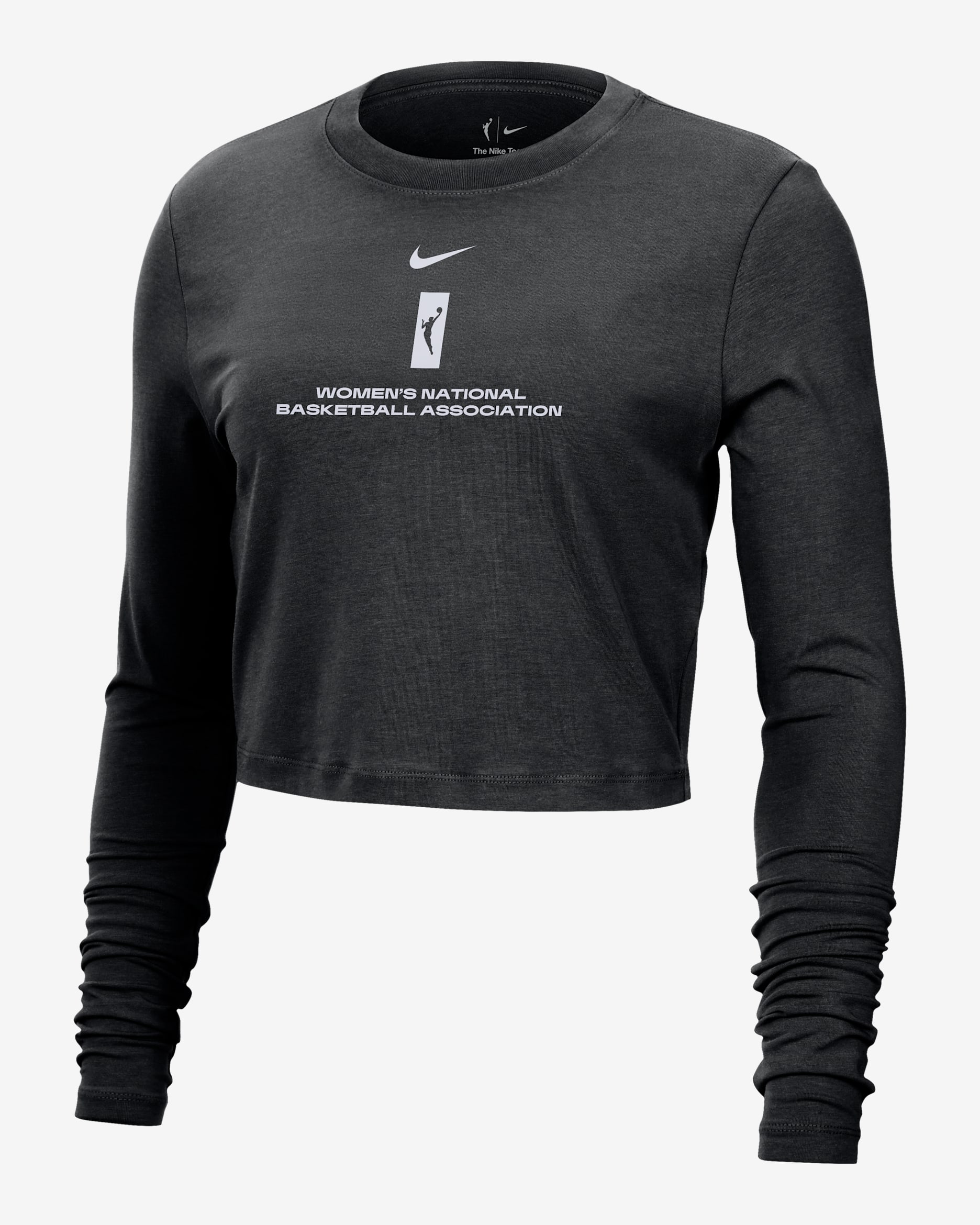Team 13 Women's Nike WNBA Cropped Long-Sleeve T-Shirt - Black