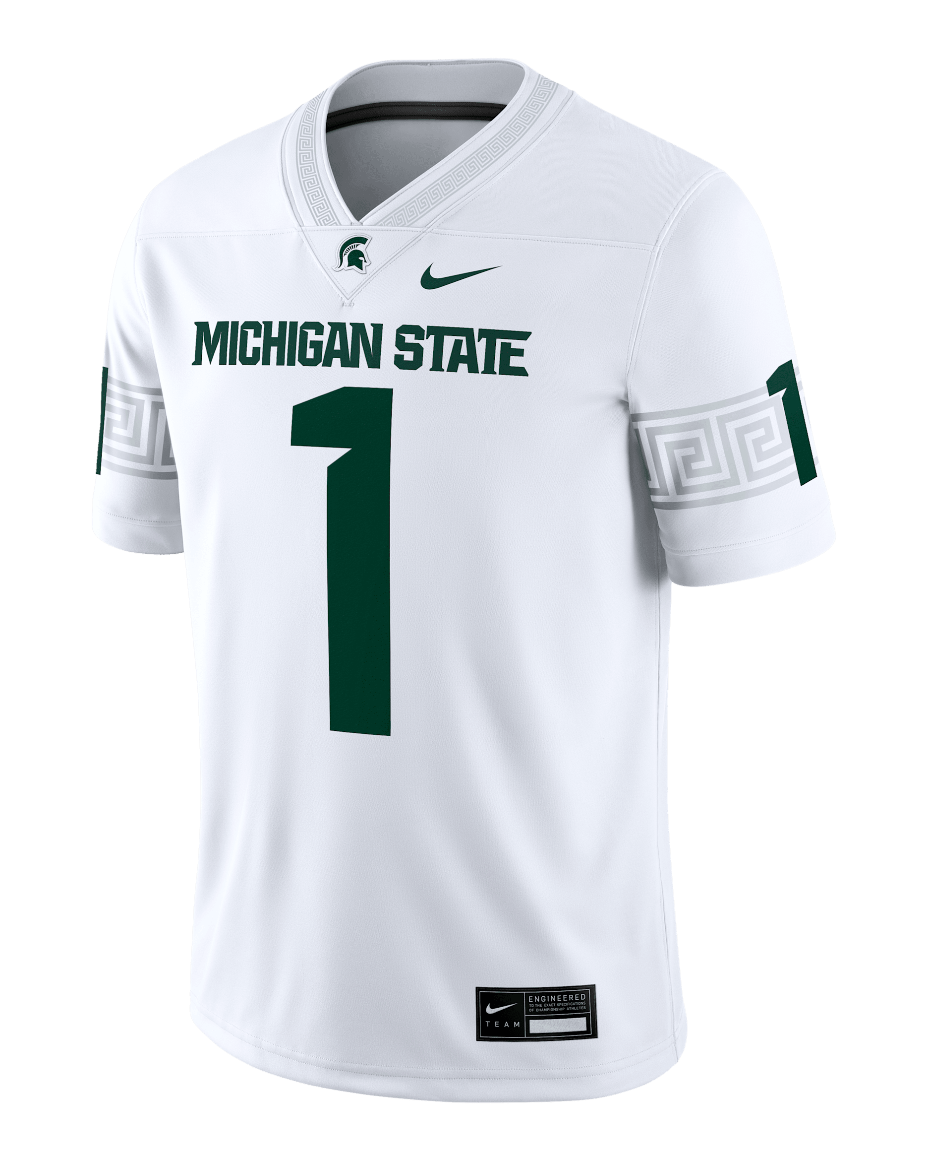 Michigan State Men's Nike Dri-FIT College Game Jersey - White