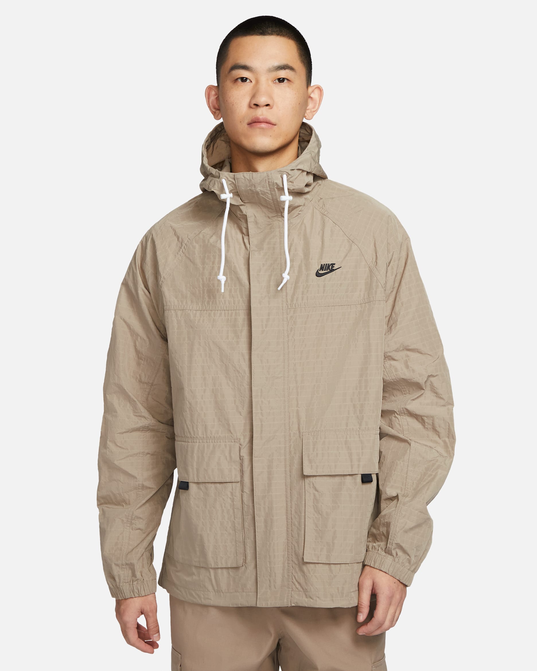Nike Club Men's Bowline Jacket - Khaki/Black
