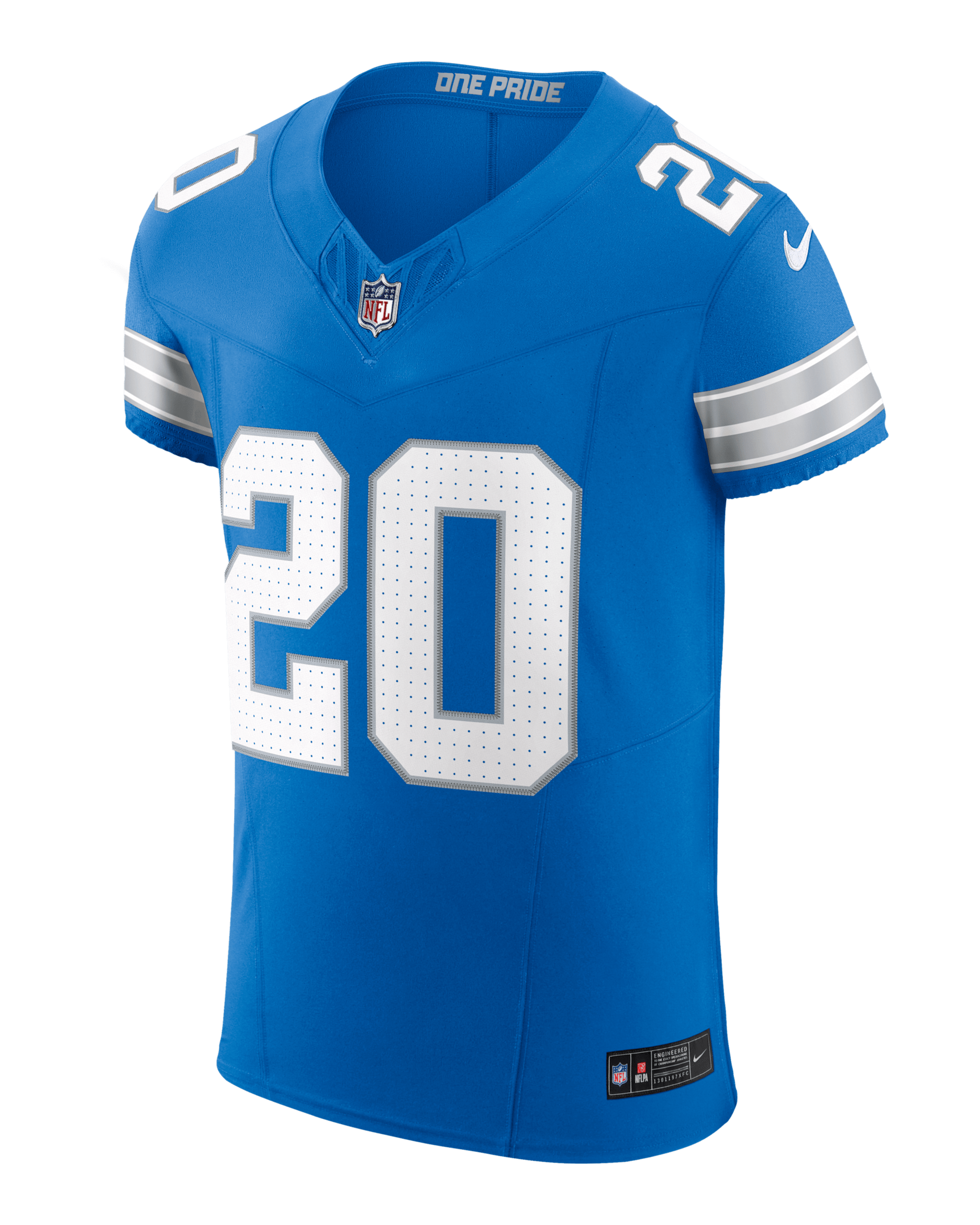Barry Sanders Detroit Lions Men's Nike Dri-FIT NFL Elite Football Jersey - Blue