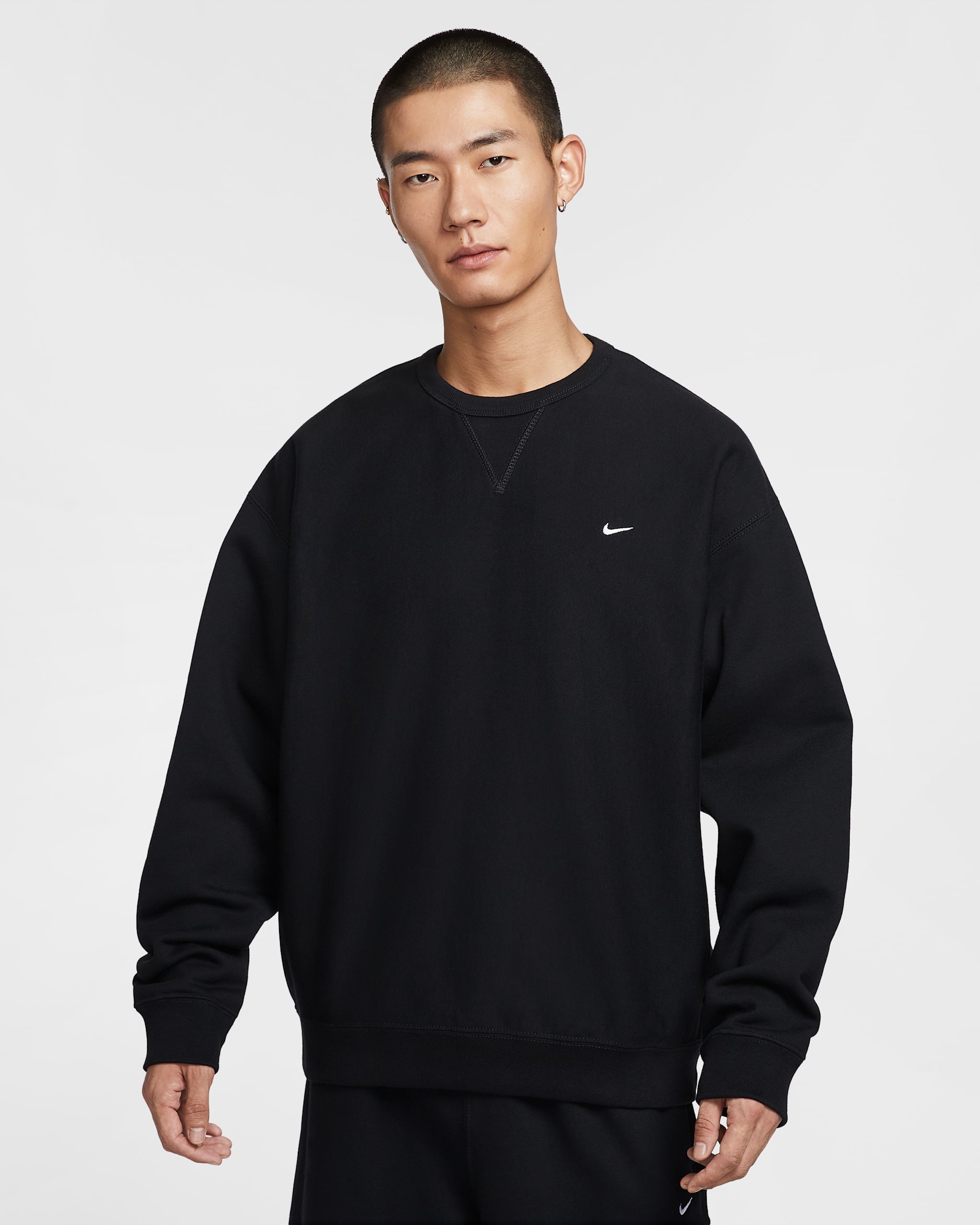 Nike ソロスウッシュ セットアップ size トレーナーL パンツM 黒 NIKE 
