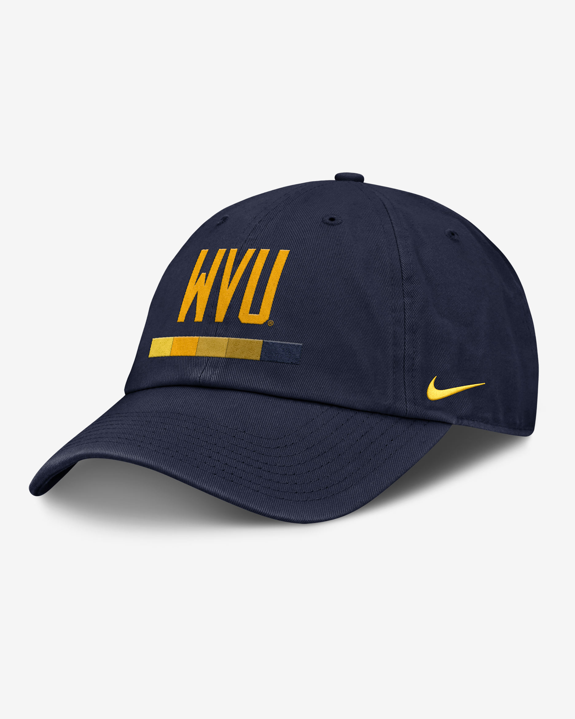 West Virginia Primetime Campus Club Men's Nike College Adjustable Hat - Navy