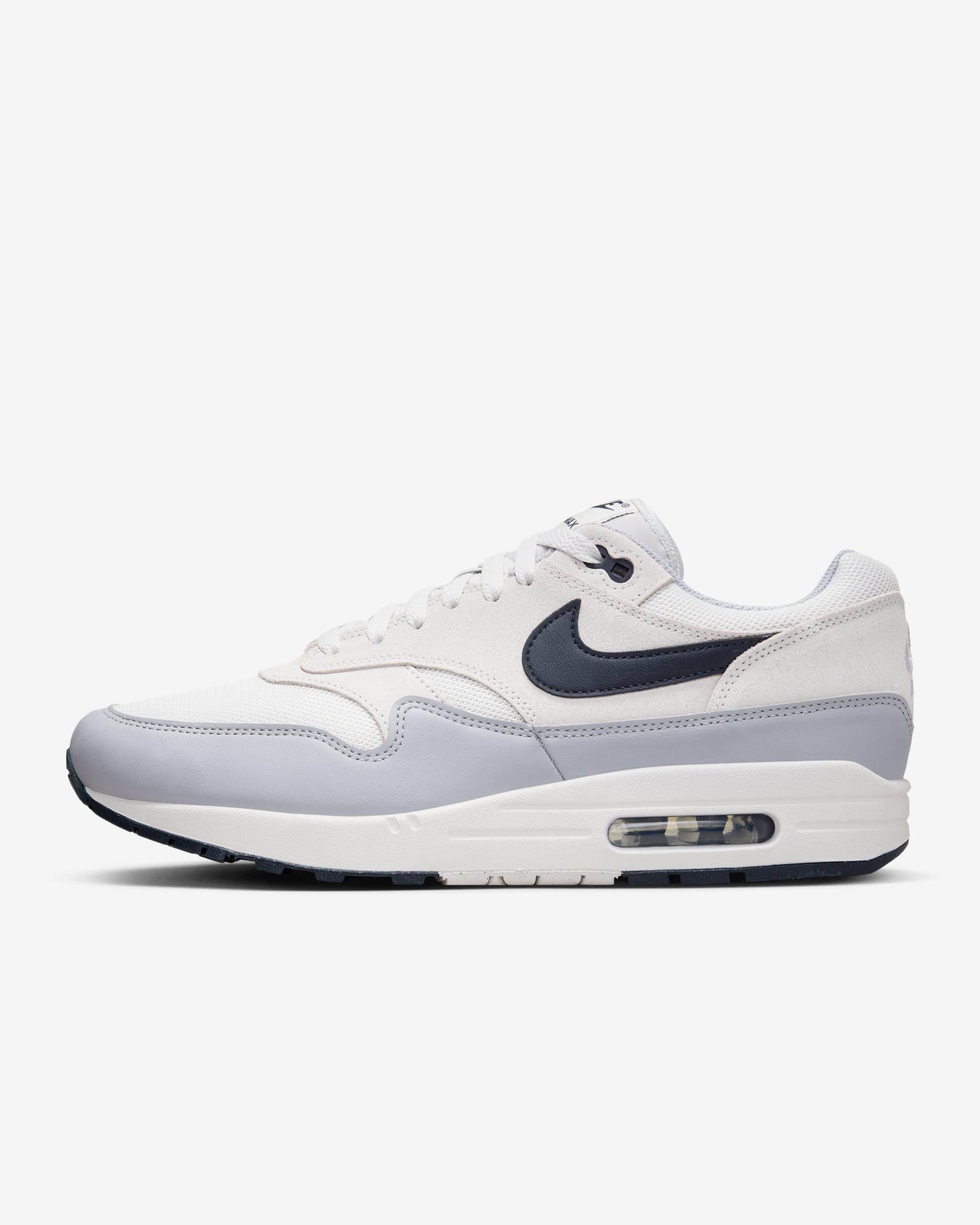 나이키 에어맥스 1 에센셜 남성 신발 - 플래티넘 틴트/울프 그레이/다크 옵시디언
