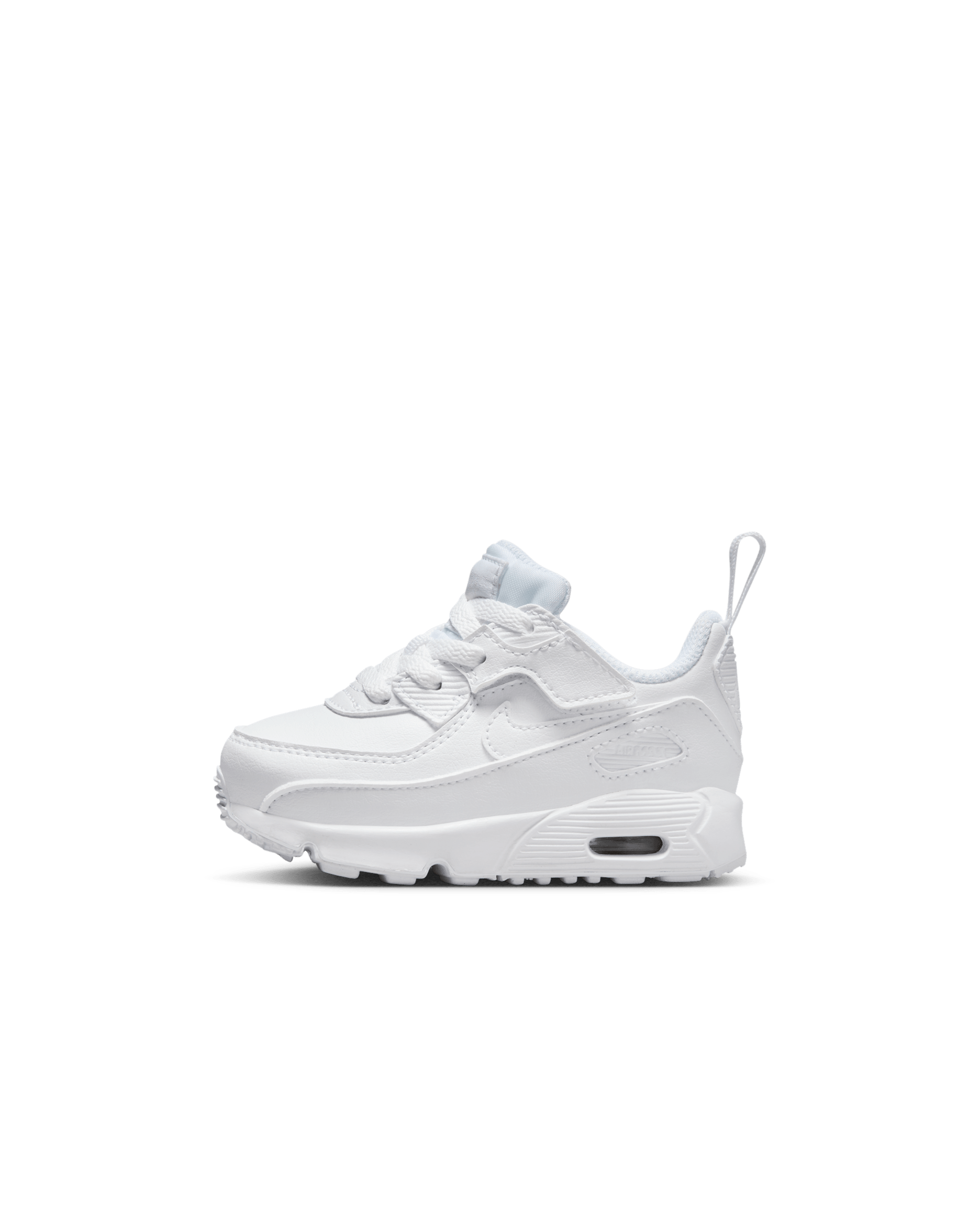 Nike Air Max 90 EasyOn Baby/Toddler Shoes - White/Metallic Silver/White