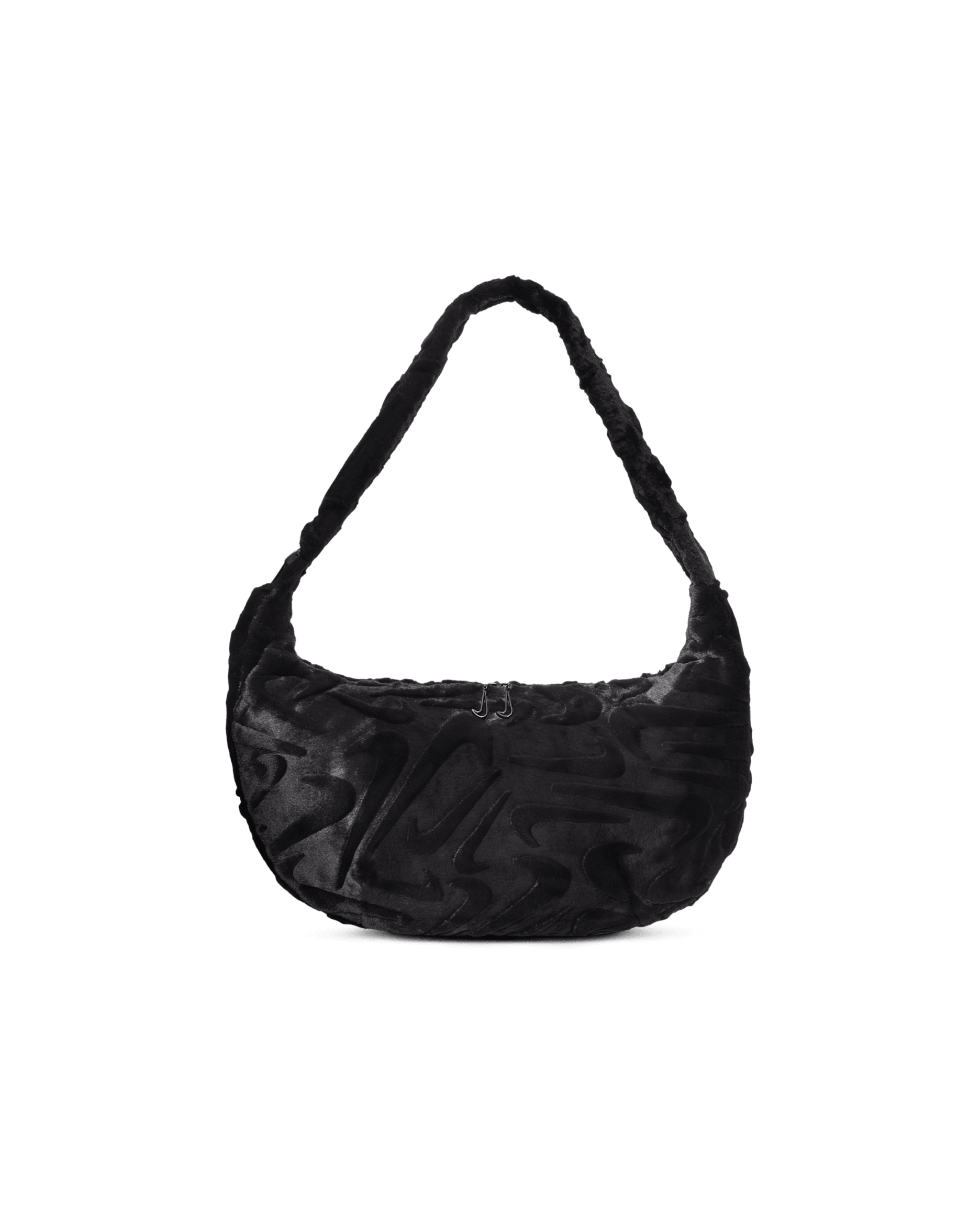 Nike Sportswear laza műszőrme táska (19  l) - Fekete/Fekete