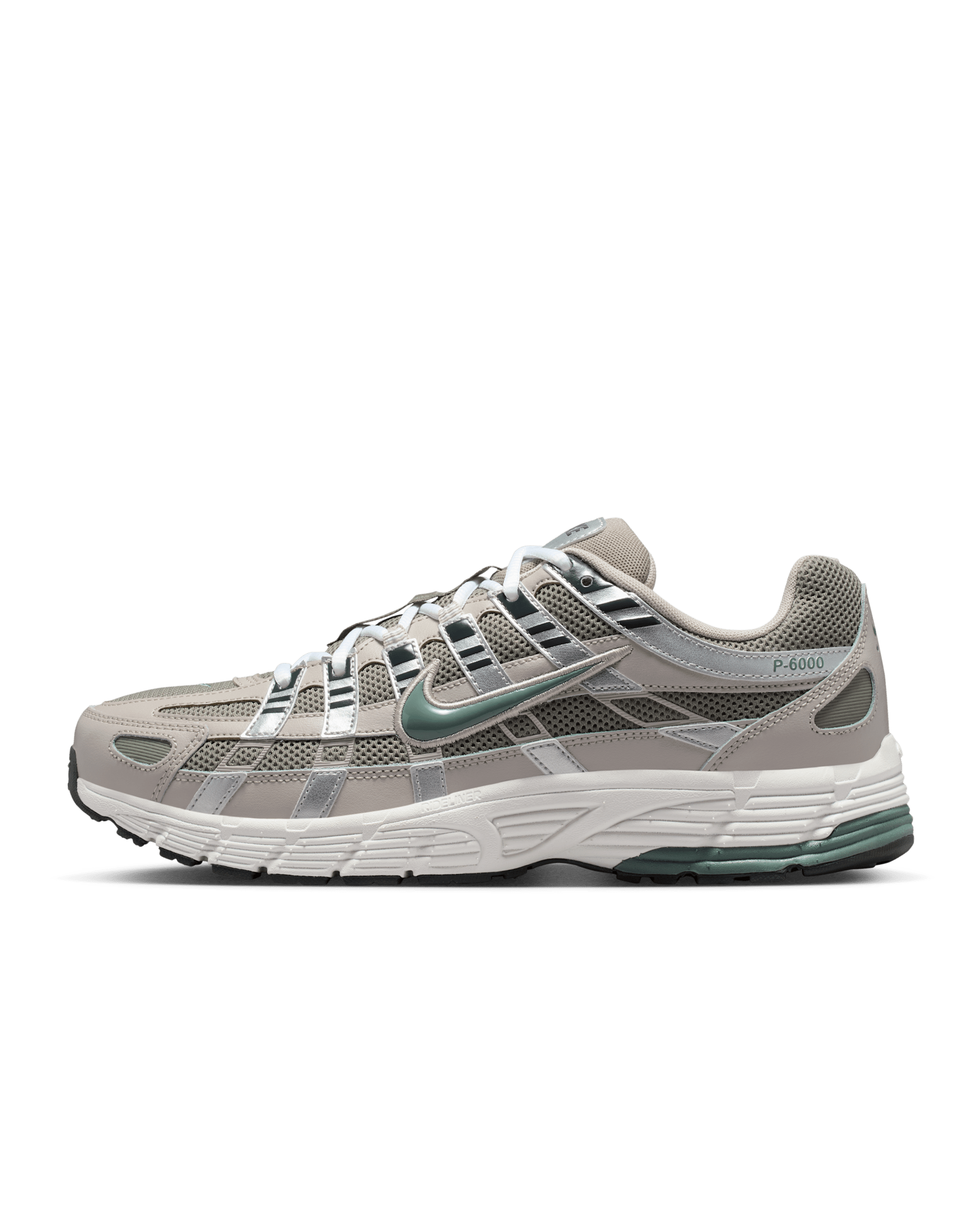 Nike P-6000 Shoes - Cream II/Anthracite/Metallic Silver/Clay Green