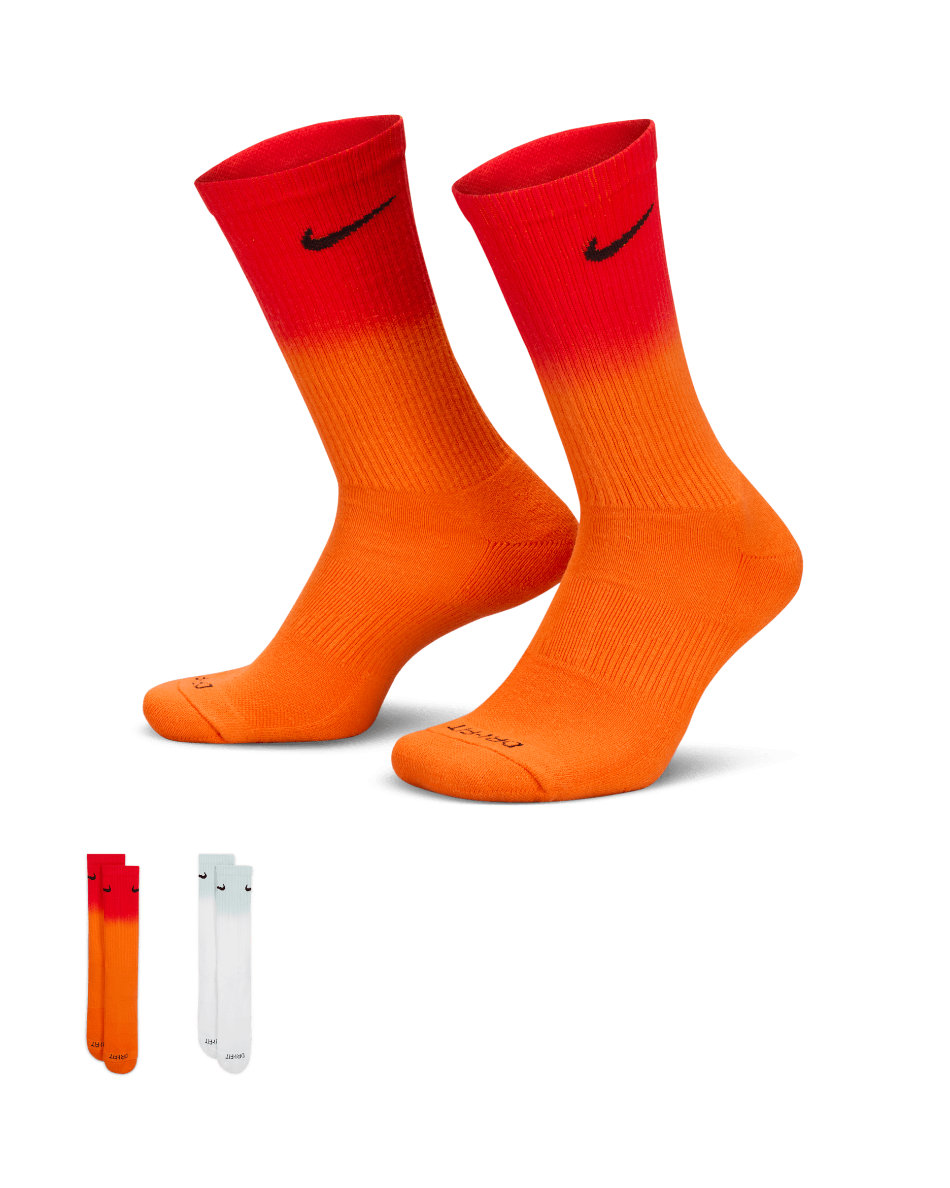 Nike Everyday Plus Crew Socks (2 Pairs) - Multi-Colour