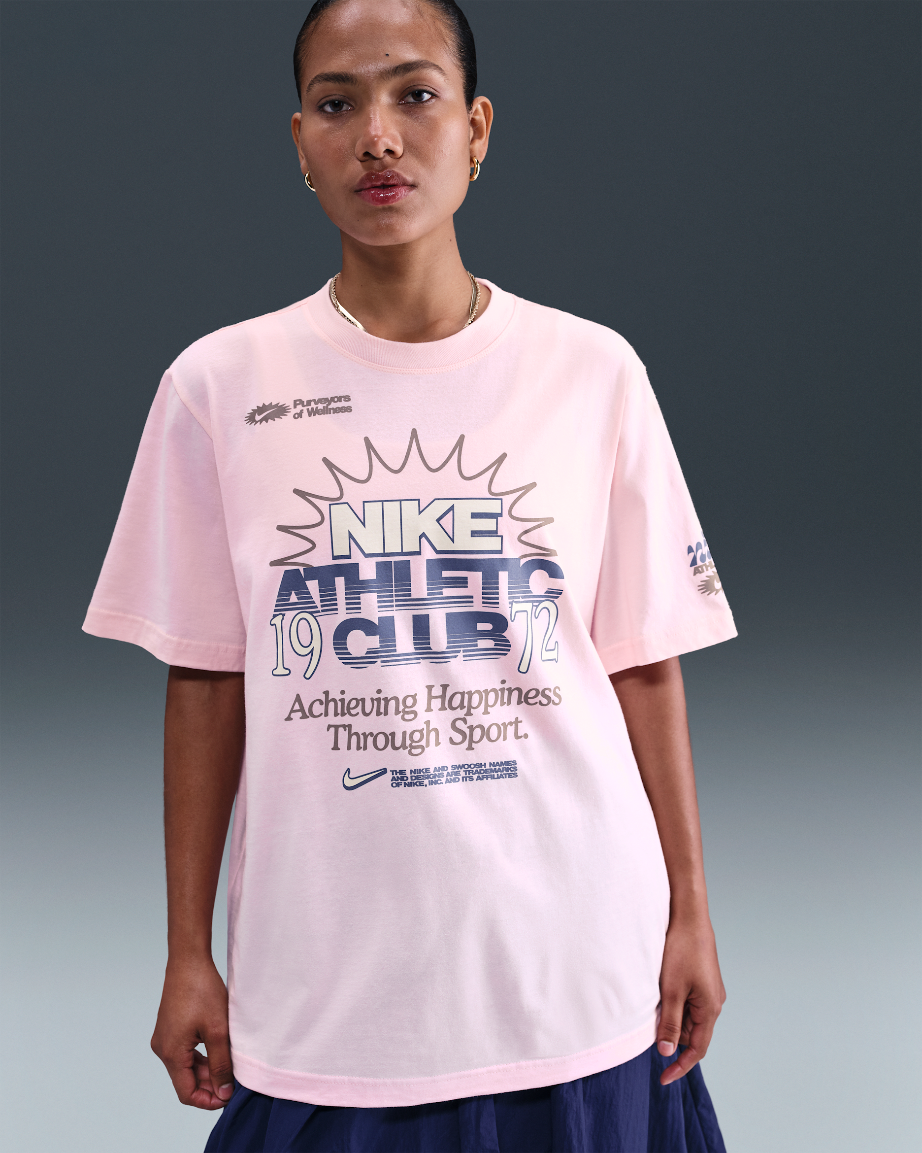 Playera de ajuste holgado para mujer Nike Sportswear Essentials - Espuma rosa