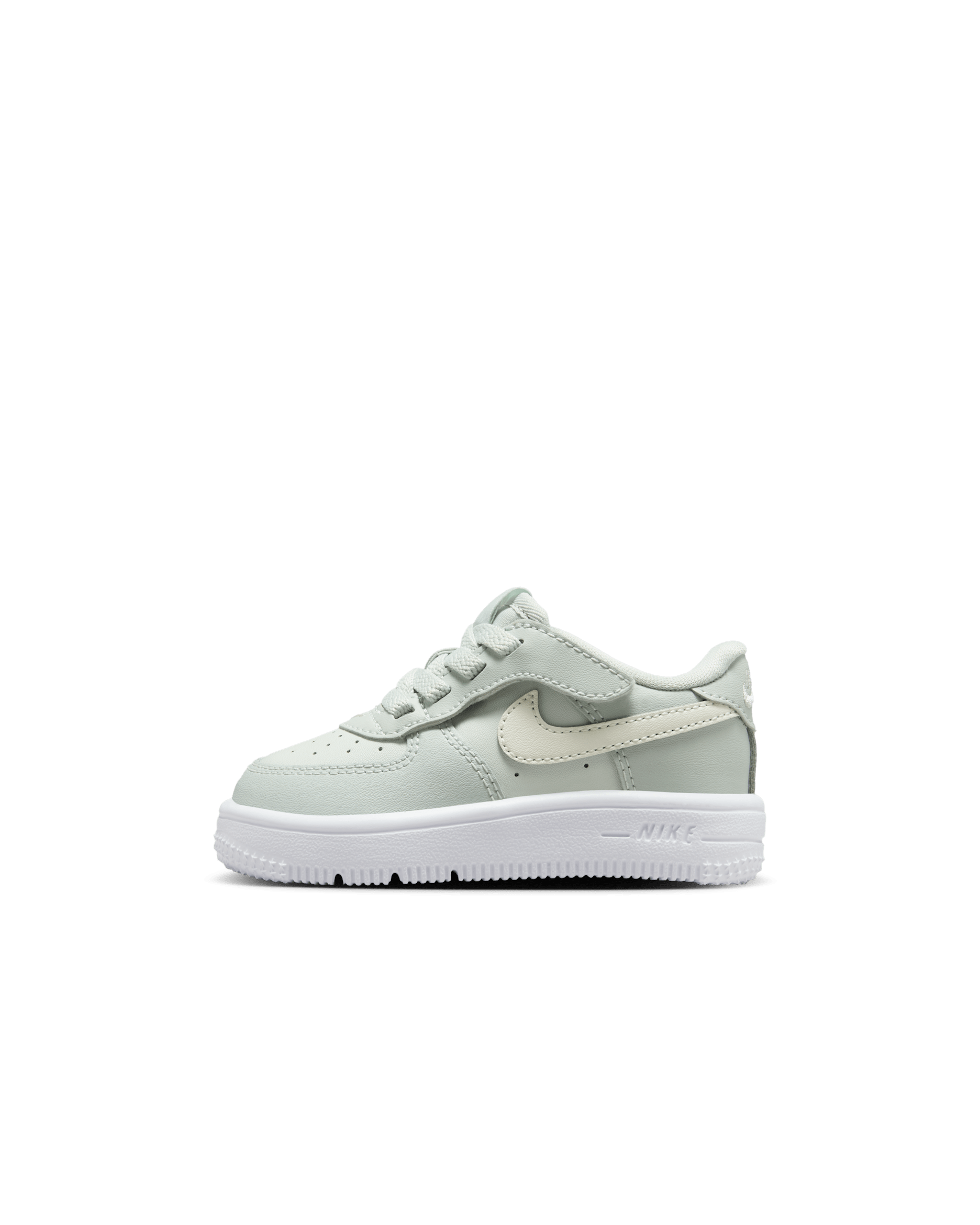 Nike Force 1 Low EasyOn Baby/Toddler Shoes - Light Silver/Spruce Aura/White/Sail