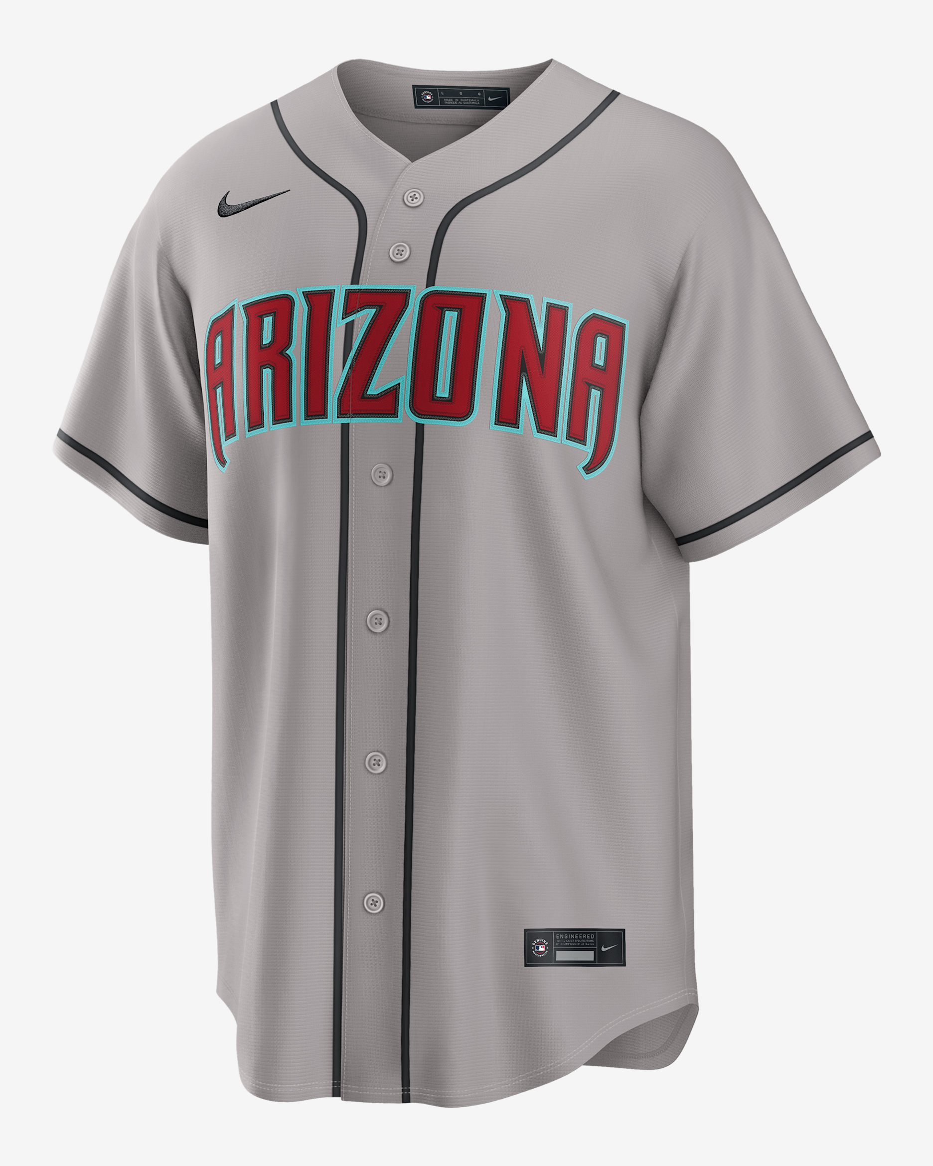 Corbin Carroll Arizona Diamondbacks Men's Nike MLB Replica Jersey - Grey