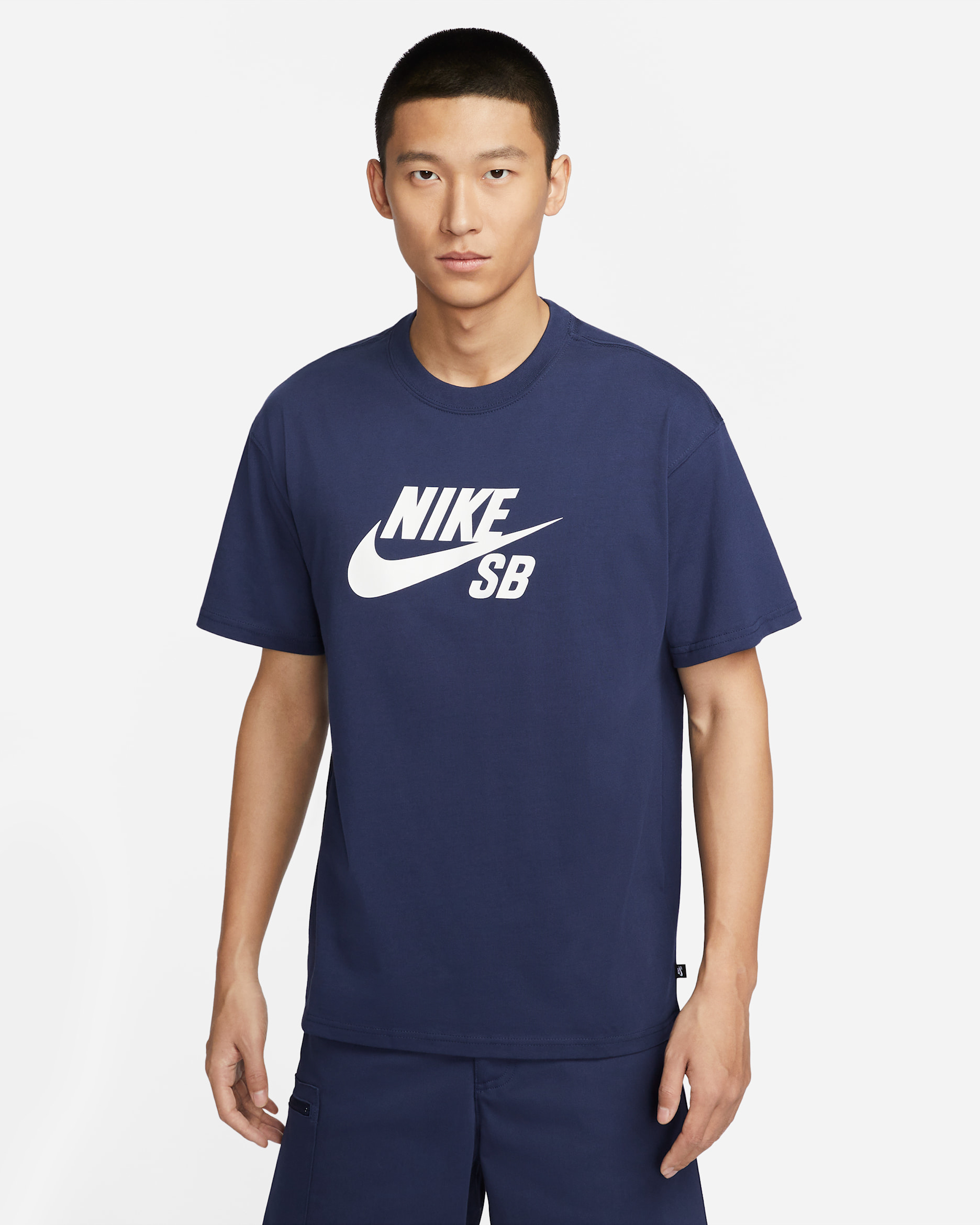 Nike SB 標誌滑板 T 恤 - Midnight Navy