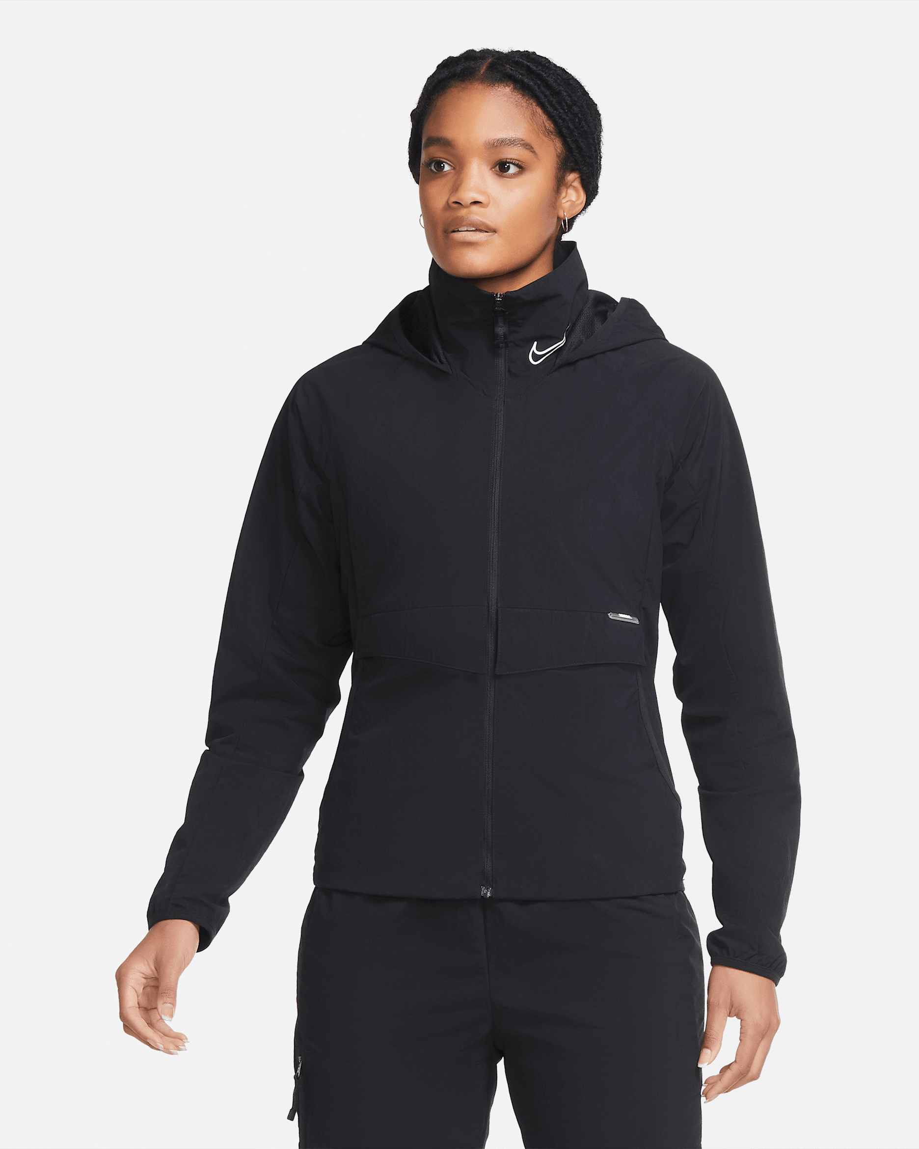 Nike F.C. AWF Women's Soccer Jacket - Black/Black/Smoke Grey