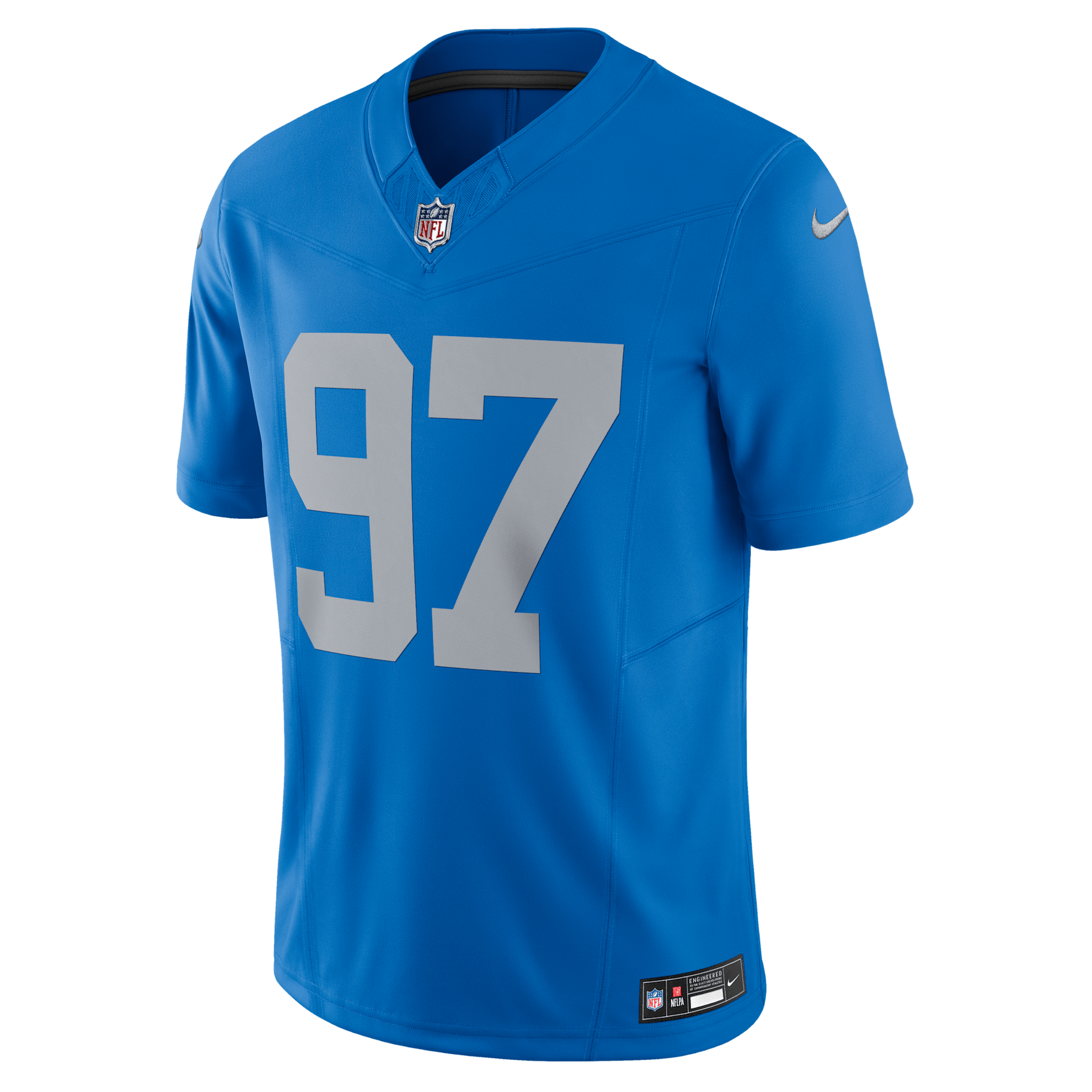 Aidan Hutchinson Detroit Lions Men's Nike Dri-FIT NFL Limited Football Jersey - Blue