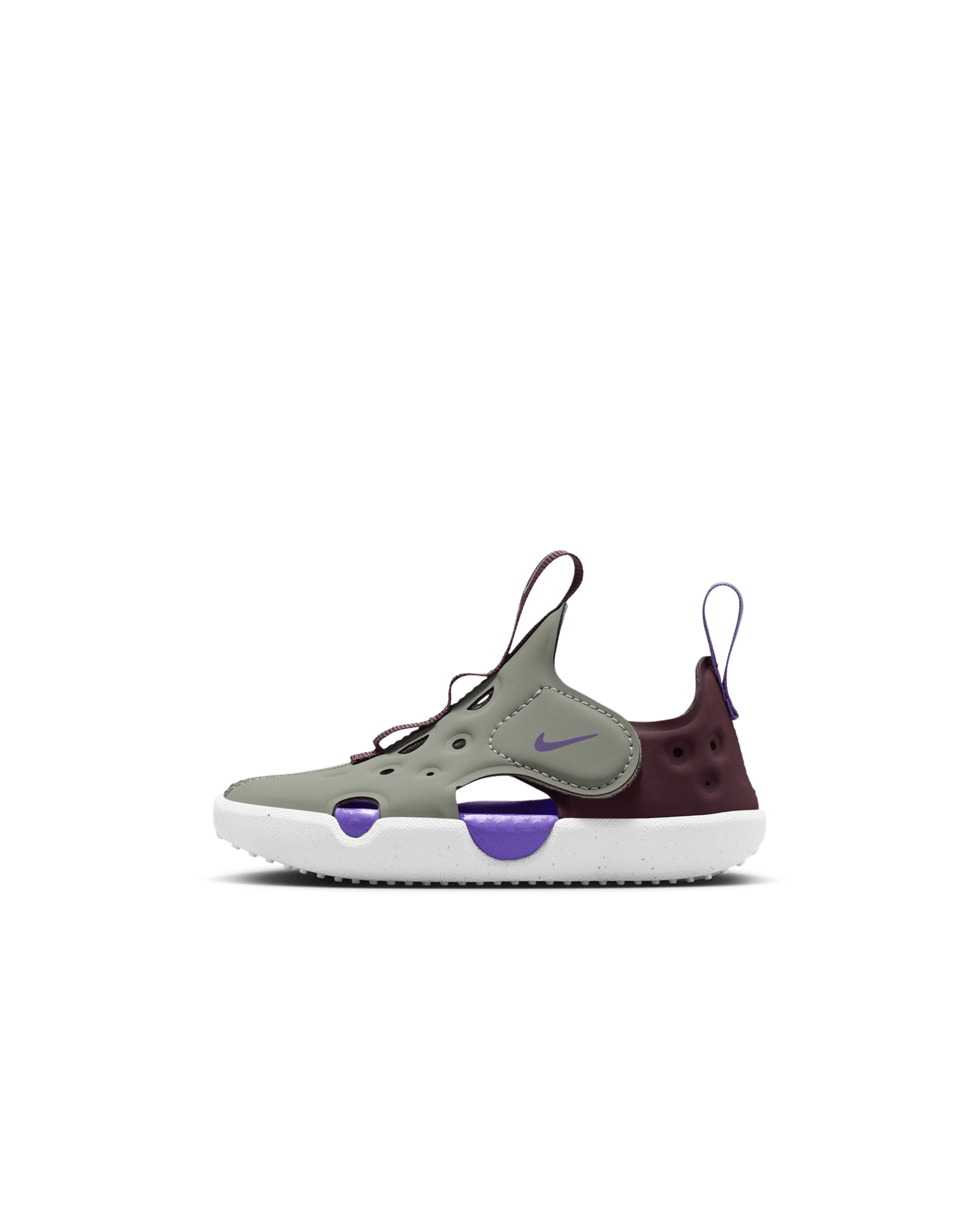 나이키 선레이 프로텍트 4 베이비 샌들 - 라이트 아미/와일드 바이올렛/세일/와일드 바이올렛