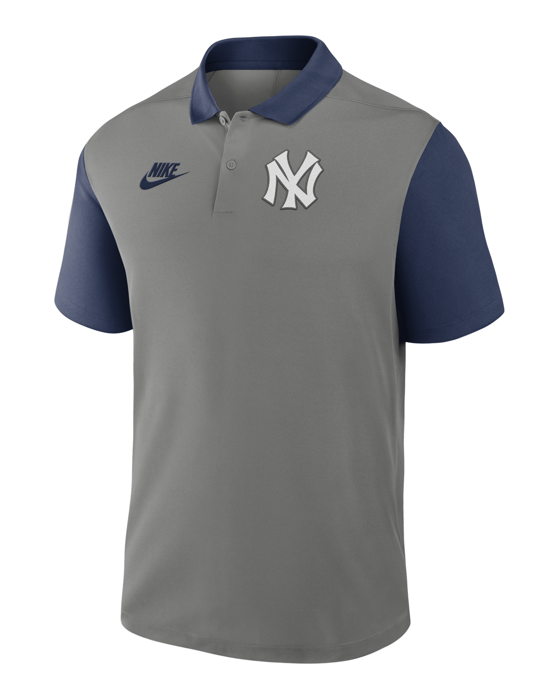 Polo Nike Dri-FIT de la MLB para hombre New York Yankees Cooperstown Victory - Gris