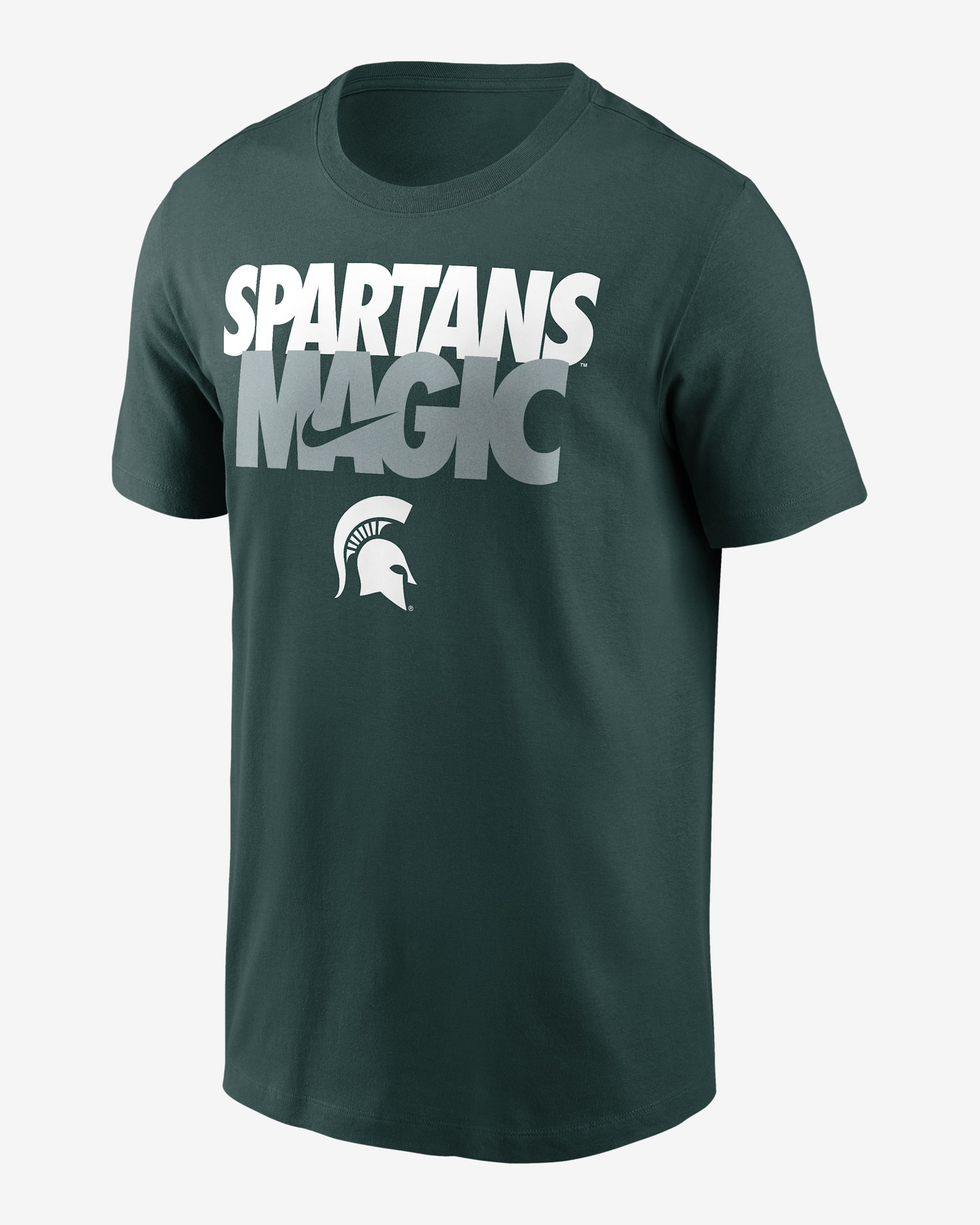 Michigan State Campus Local Madness Men's Nike College T-Shirt - Green
