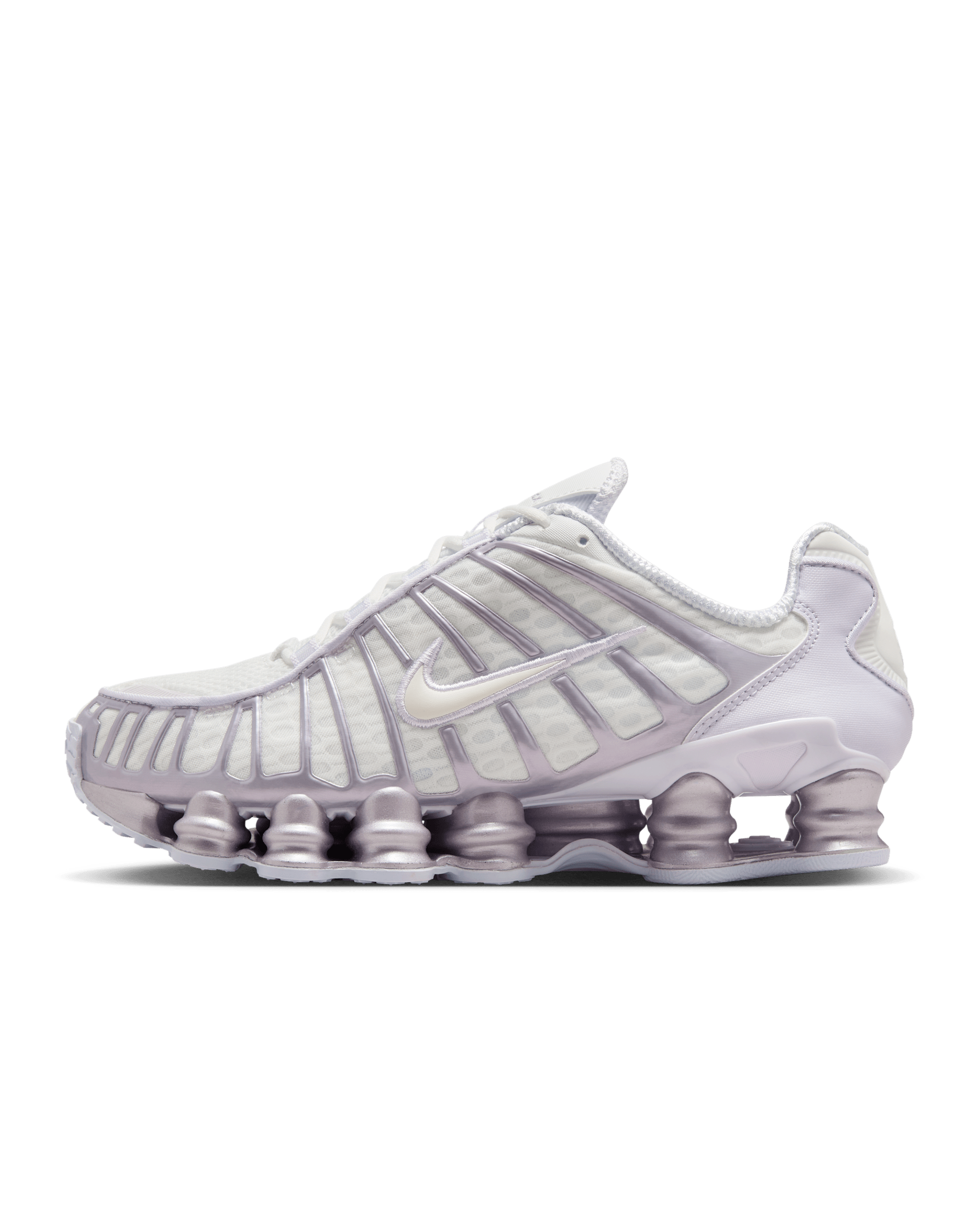 Chaussure Nike Shox TL pour femme - Summit White/Barely Grape/Sail